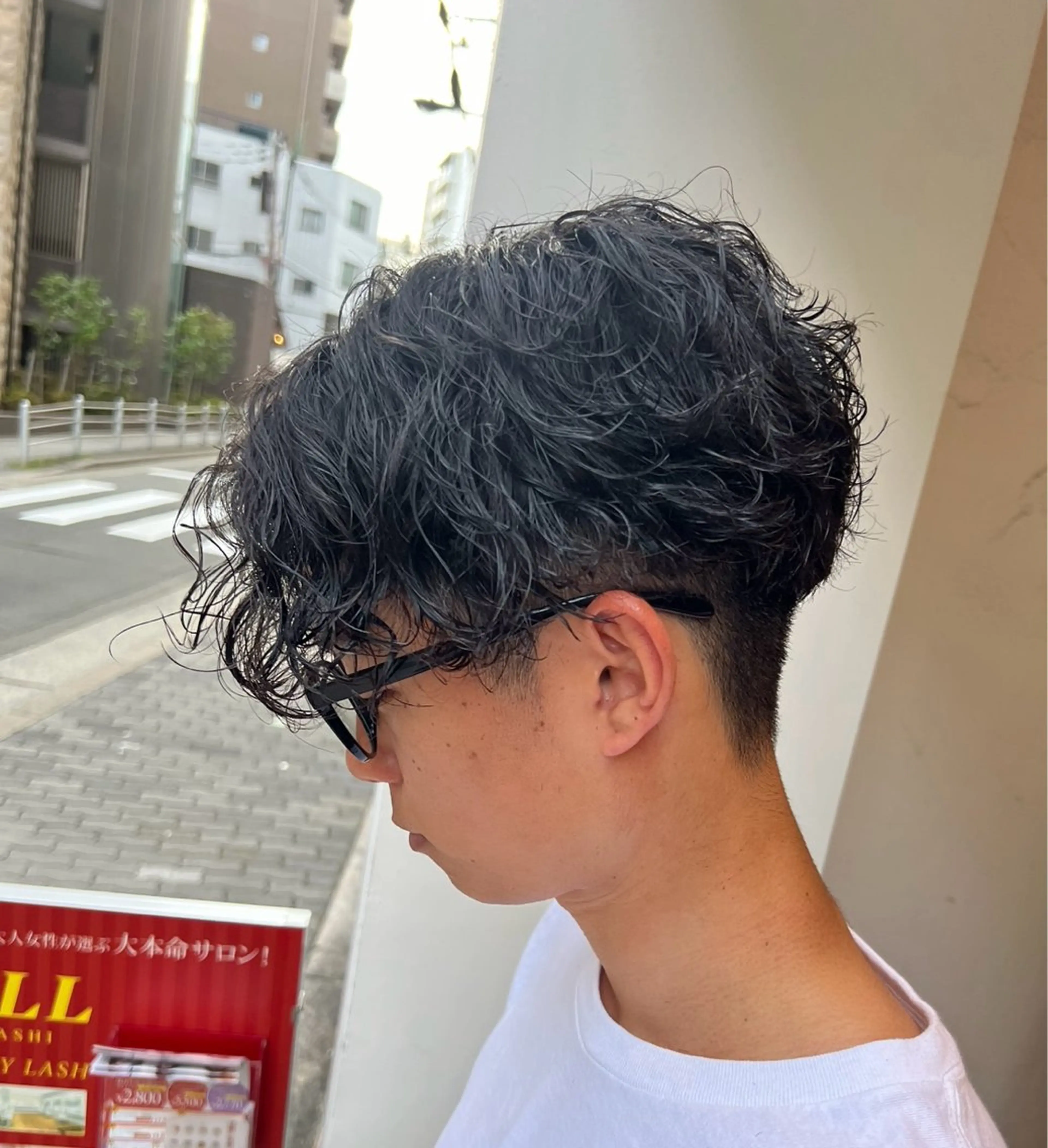 ミディアム パーマ メンズ メンズパーマ 特化/京橋/栗野のヘアスタイル