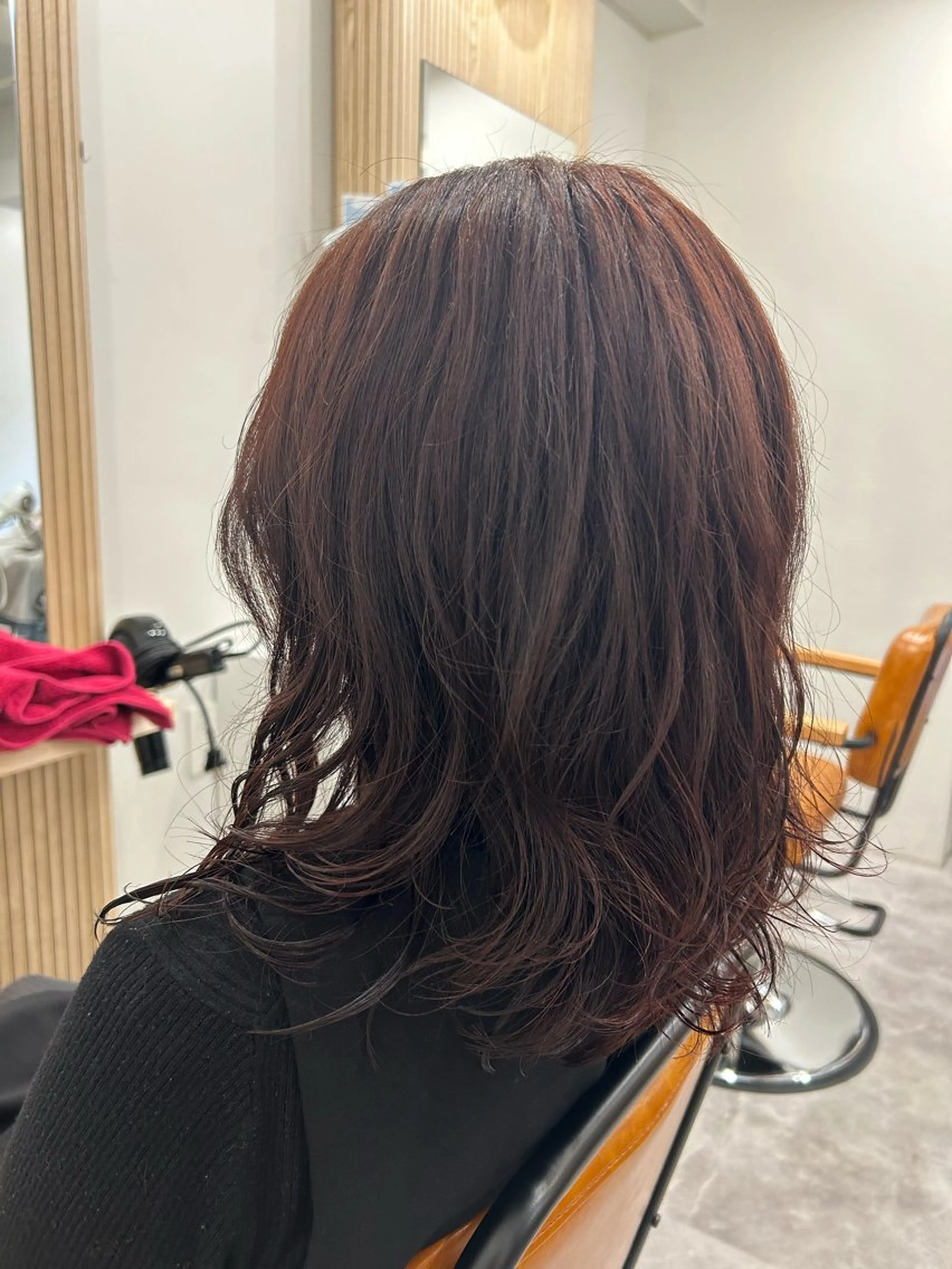 ミディアム カラー カット ヘアカラー 🍟月舘りほ カラー/髪質改善🍟のヘアスタイル