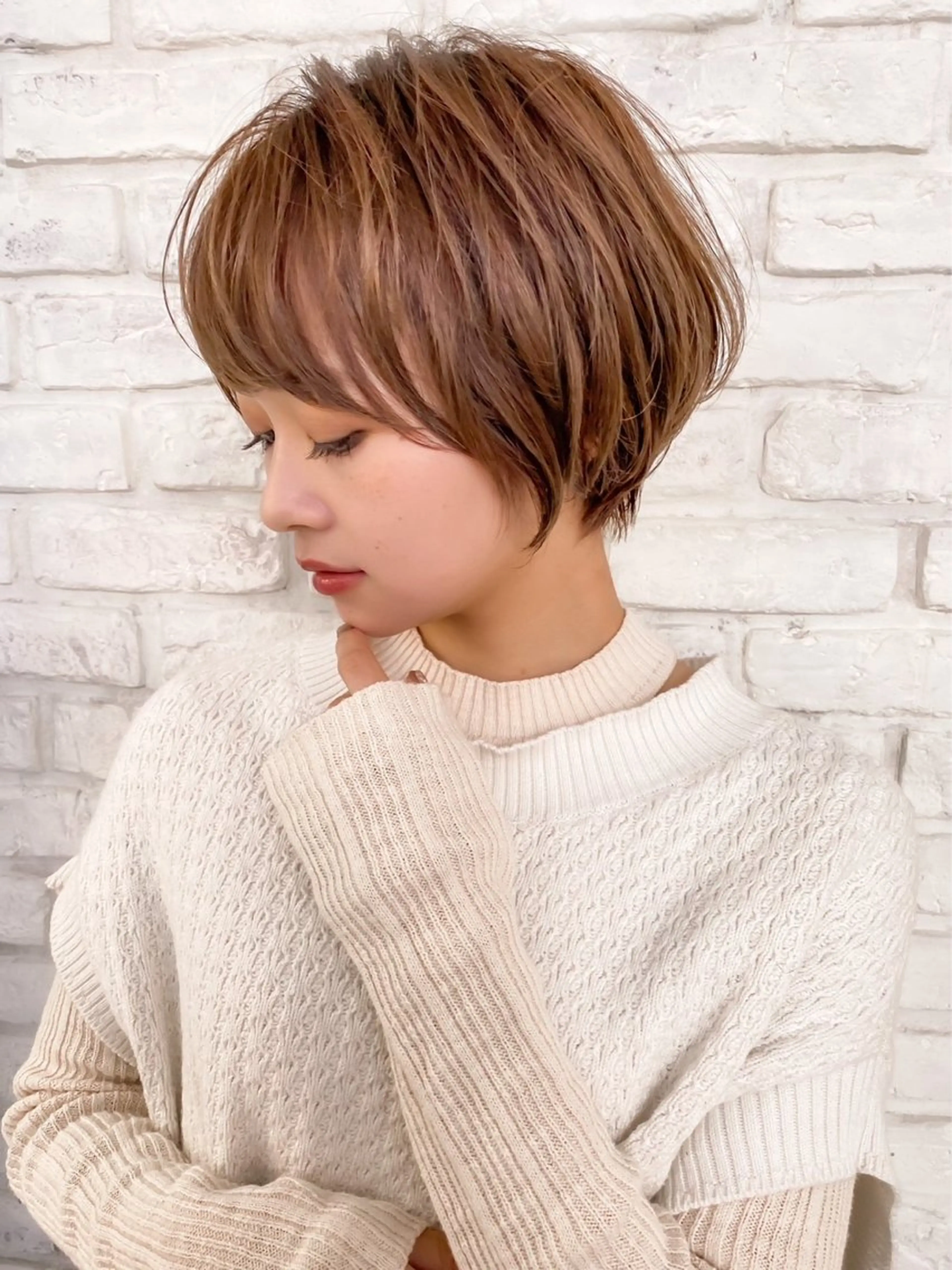 ショート ヘアカラー トリートメント 韓国/ハッシュカット /レイヤー🧸千純のヘアスタイル