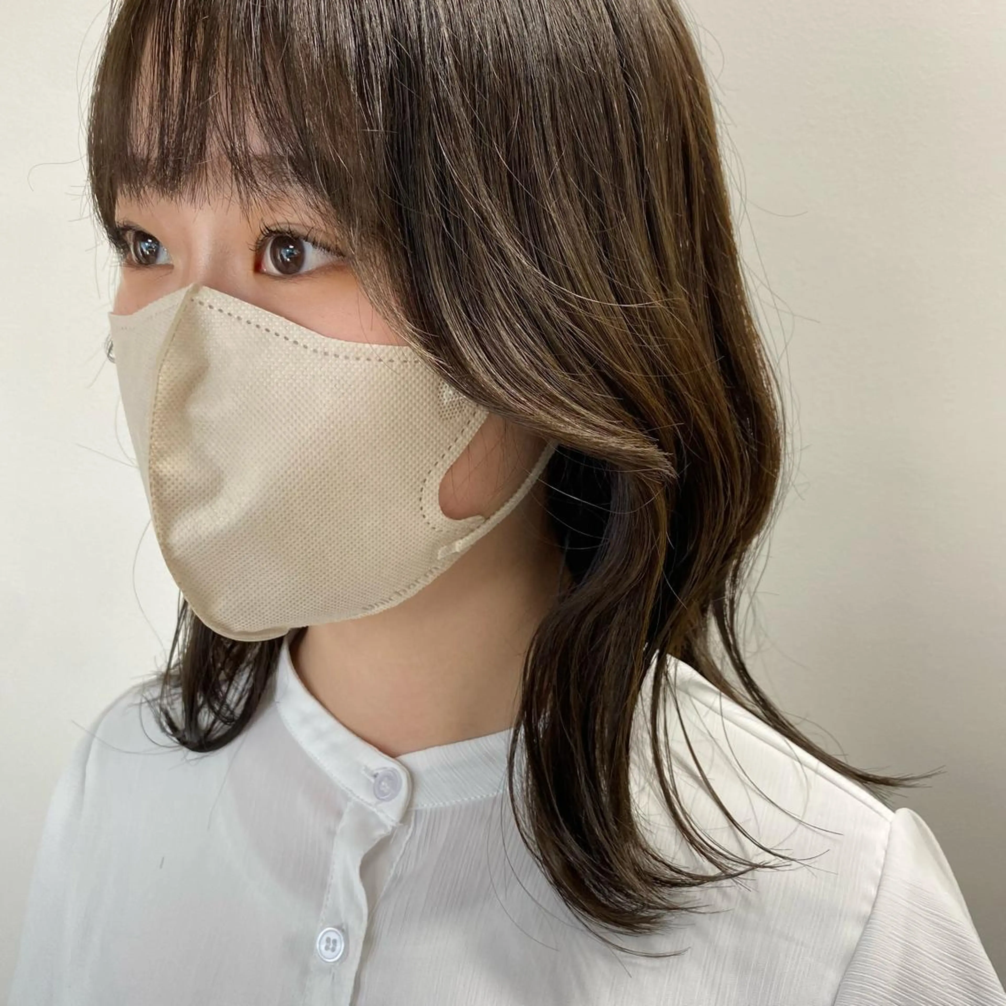 ミディアム 髪質改善 髪質改善カラーゆうひのヘアスタイル