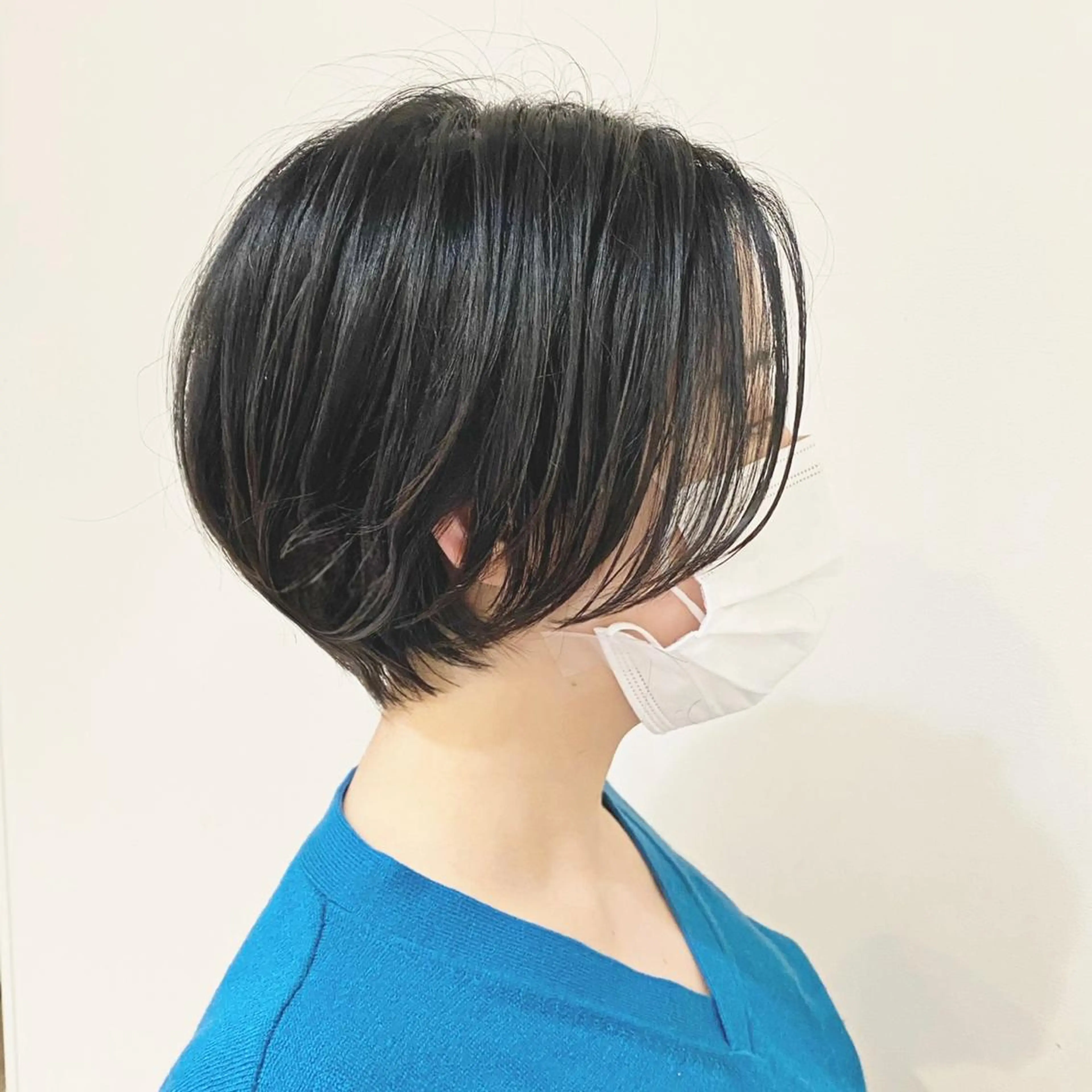 ショート アッシュ ボブ 髪質改善 レイヤーカット ショートヘア カット ショート〜ミディアム 喜多司のヘアスタイル