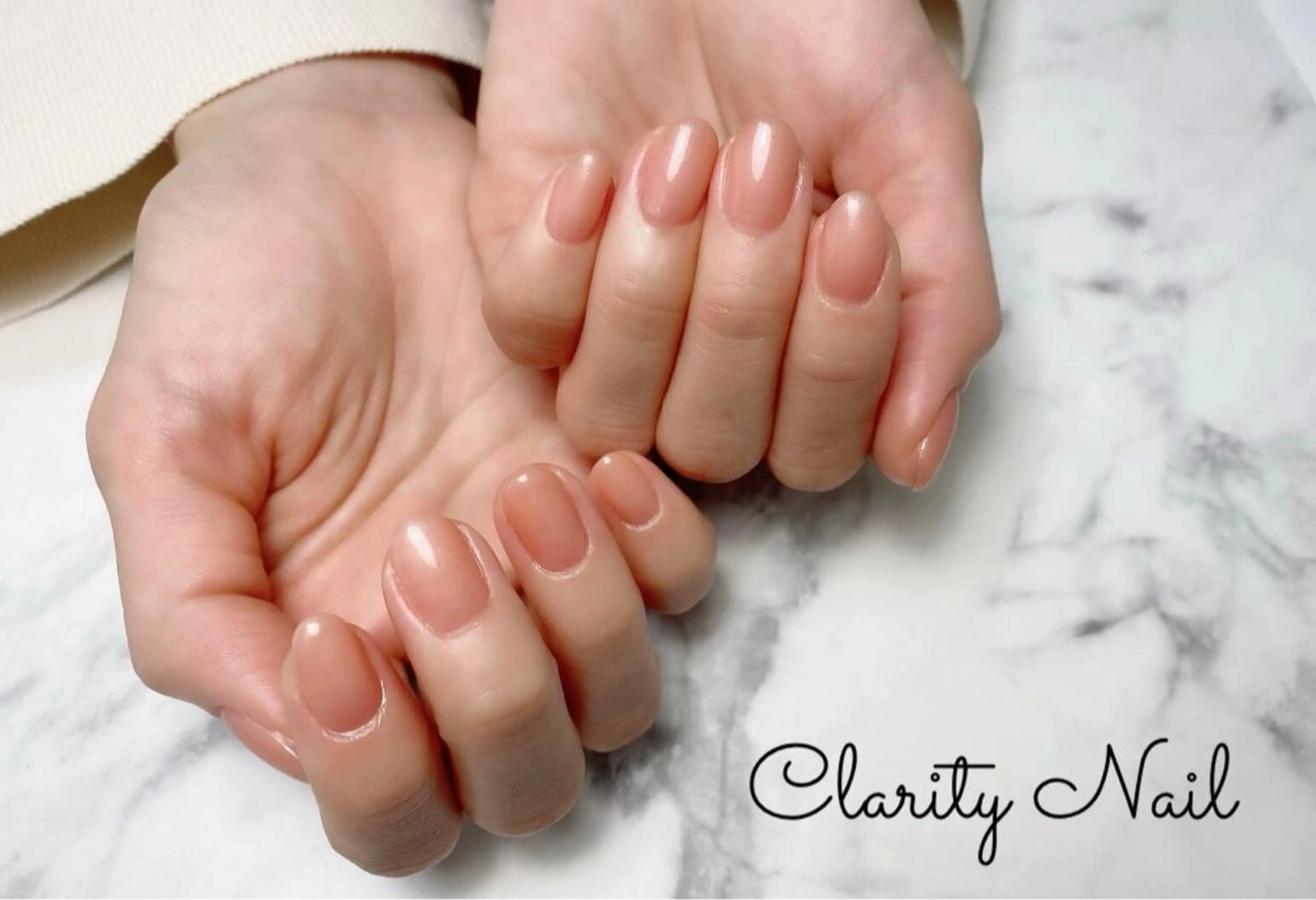 ネイル ワンカラーネイル ハンドネイル Clarity Nailのネイルデザイン