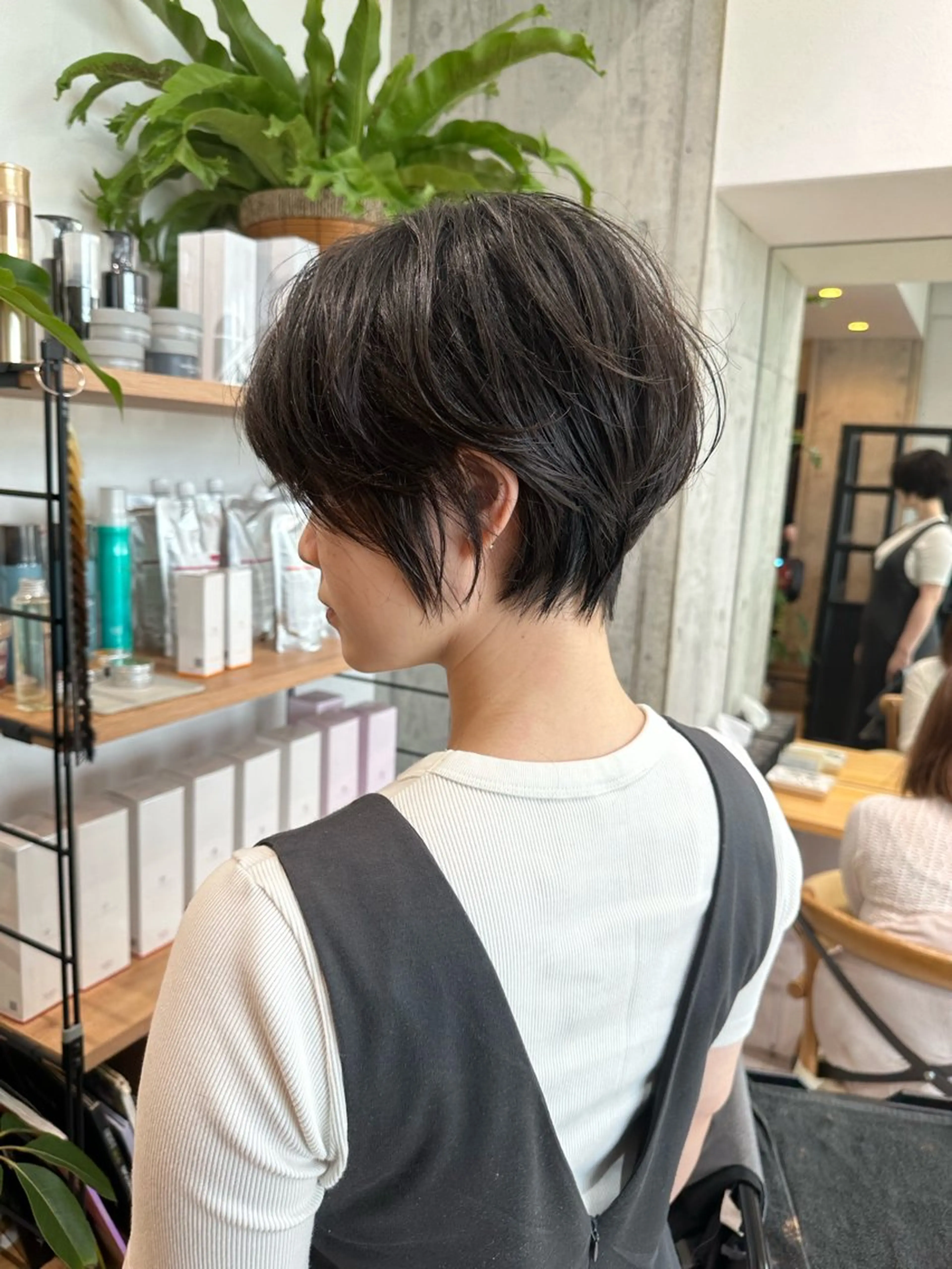 ショート ショートヘア ✨透明感カラー/縮毛 恵比寿HAYATO✨のヘアスタイル