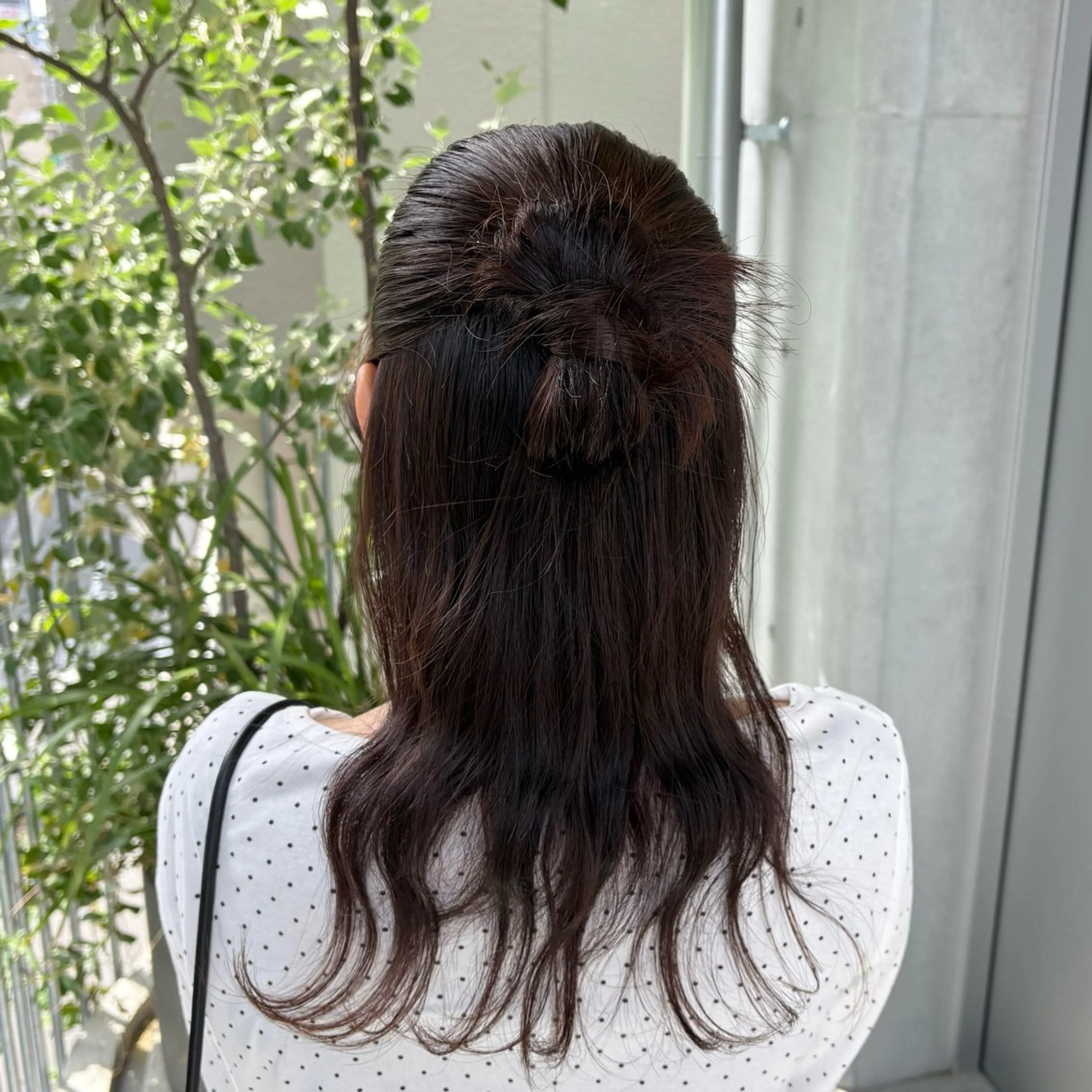 ヘアアレンジ ハーフアップ Seek🎀 Aoiのマツエク・マツパデザイン