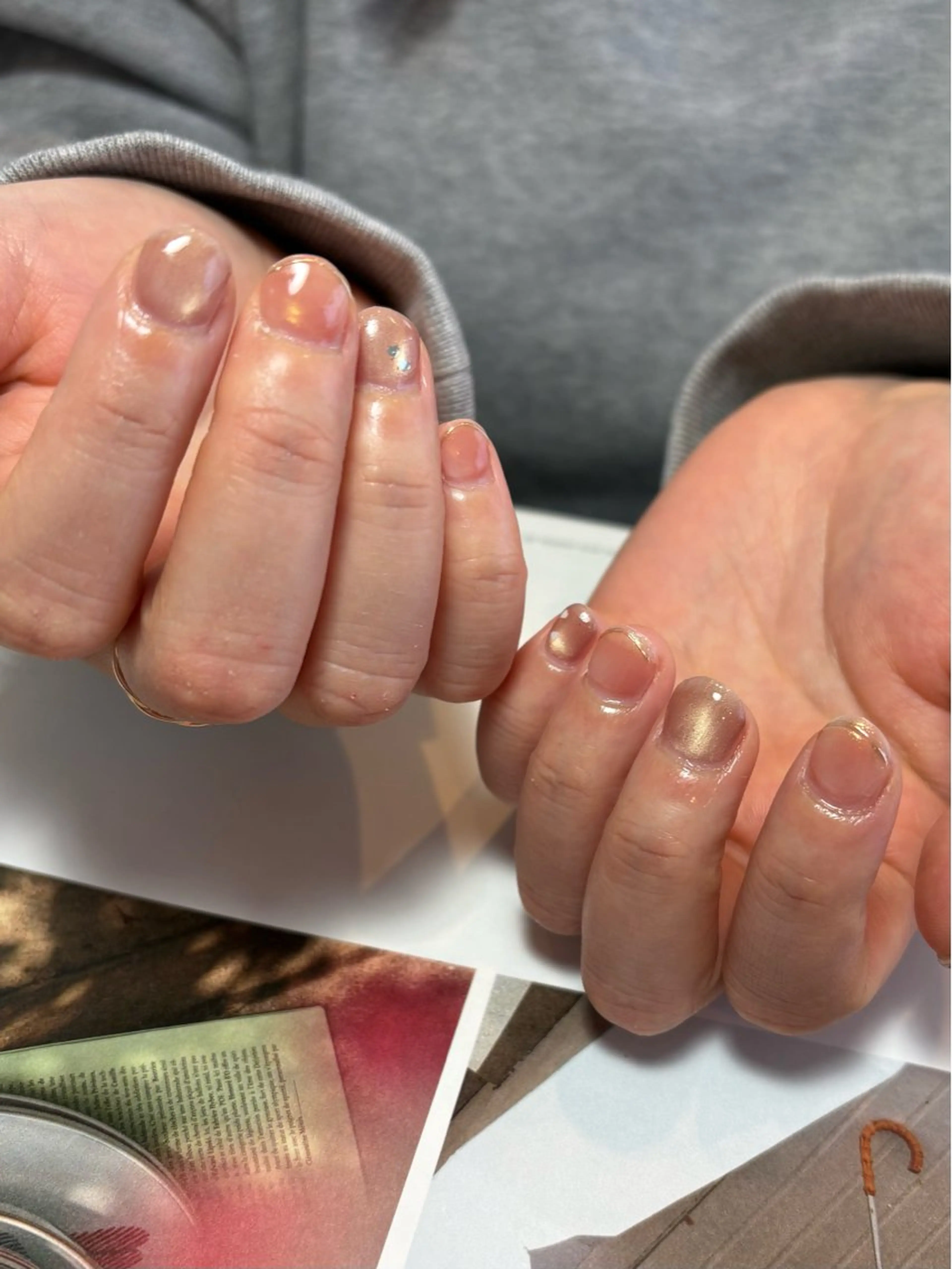 ピールオフデザインの写真