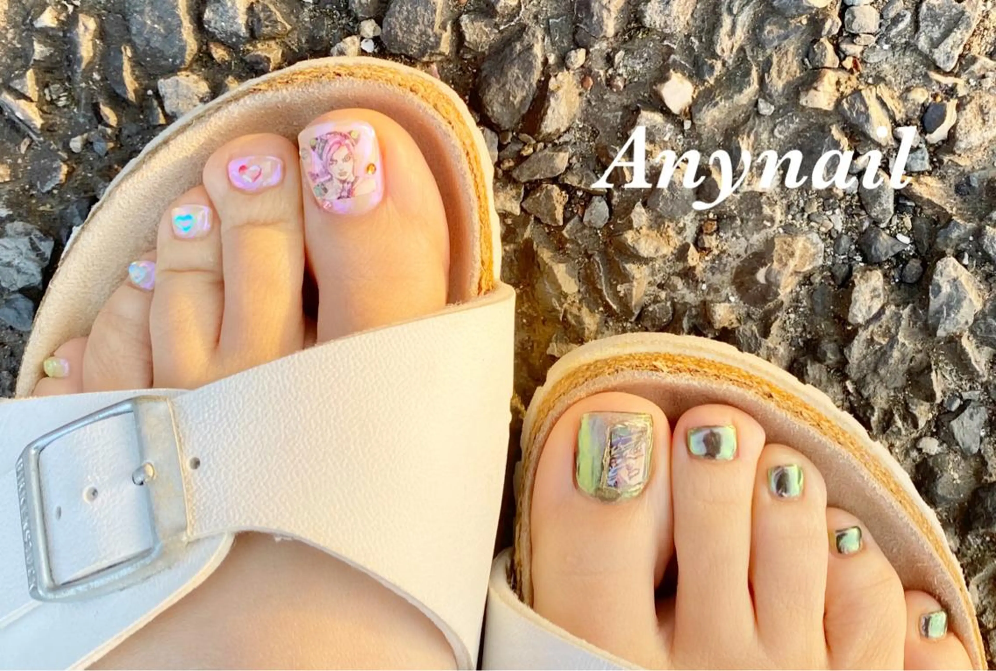 ネイル フットネイル 岩澤 恵子のネイルデザイン