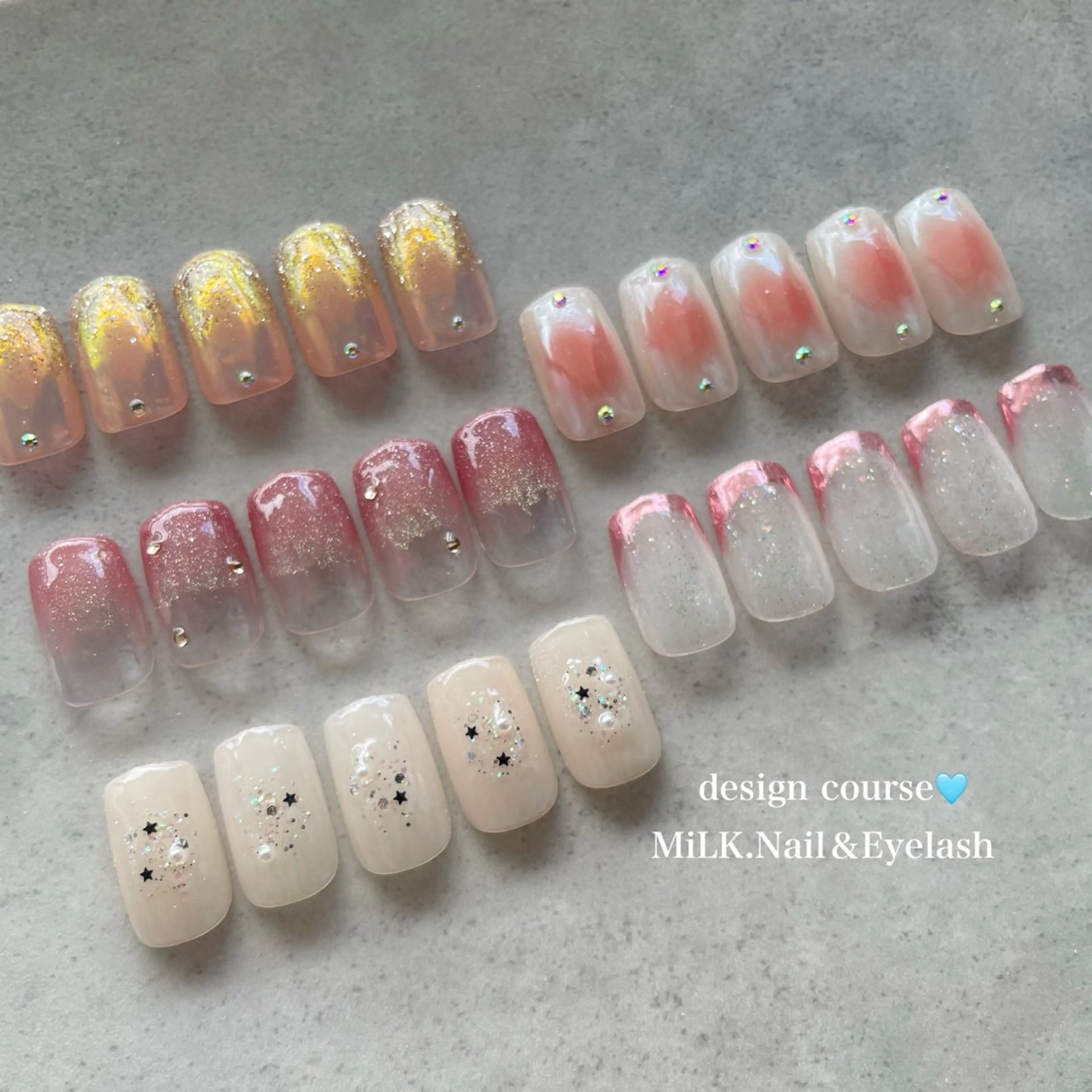 ネイル ハンドネイル MiLK. wakaのマツエク・マツパデザイン