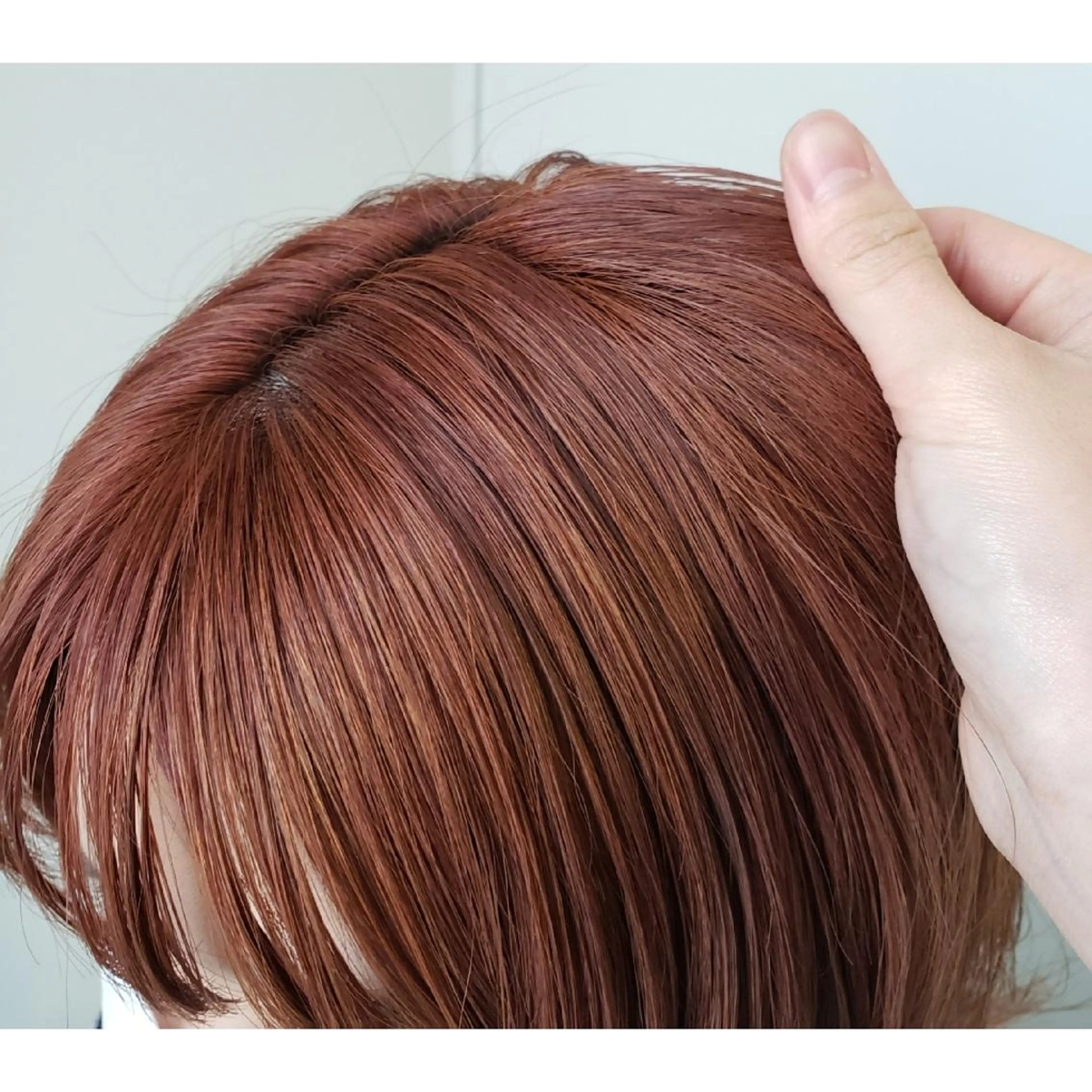 ミディアム カラー ヘアアレンジ ブリーチ ブラウンカラー オレンジ オレンジブラウン 髪質改善サロン🍃 AIRI のヘアスタイル