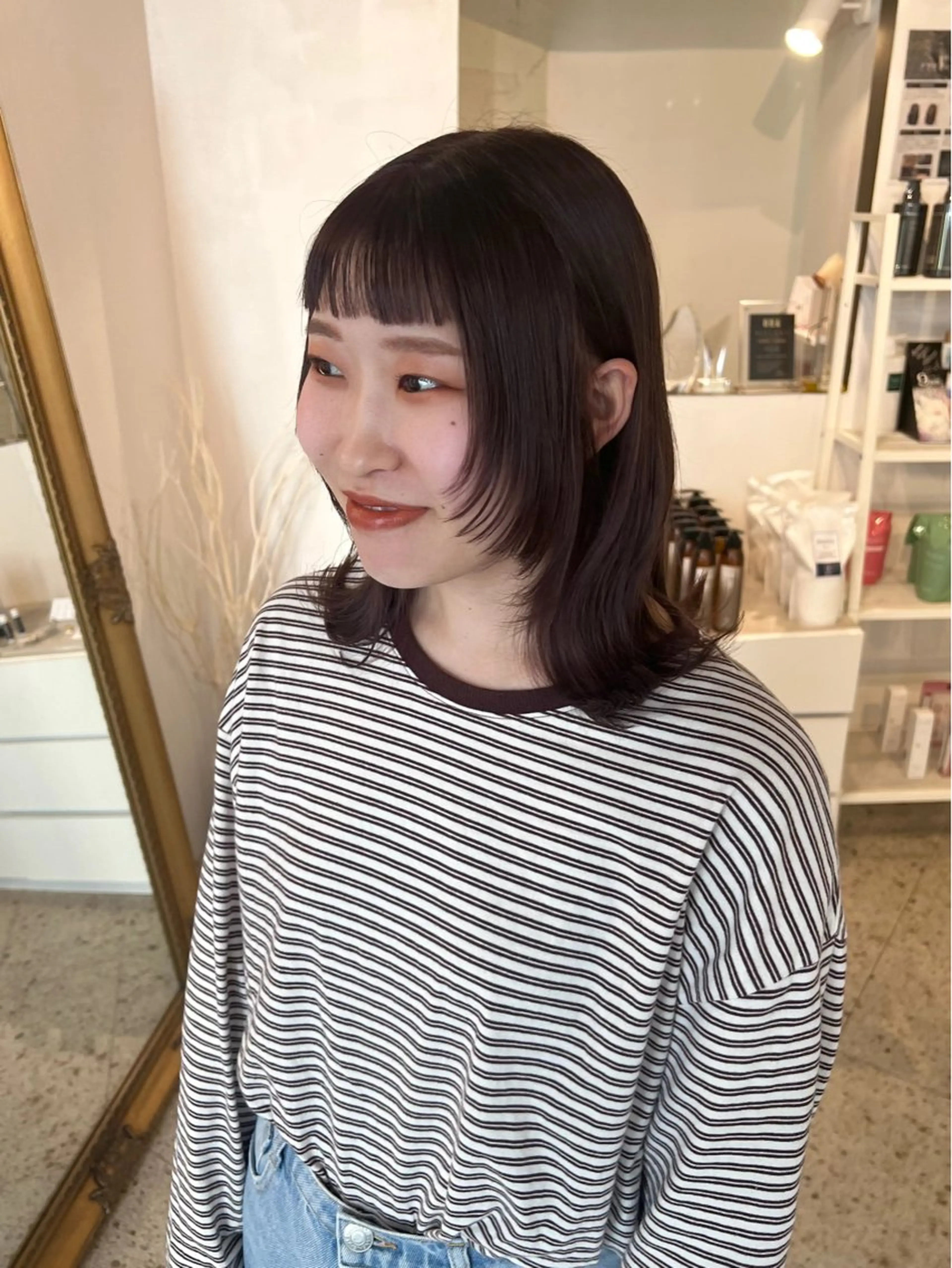 ミディアム haruka /透明感カラーのヘアスタイル