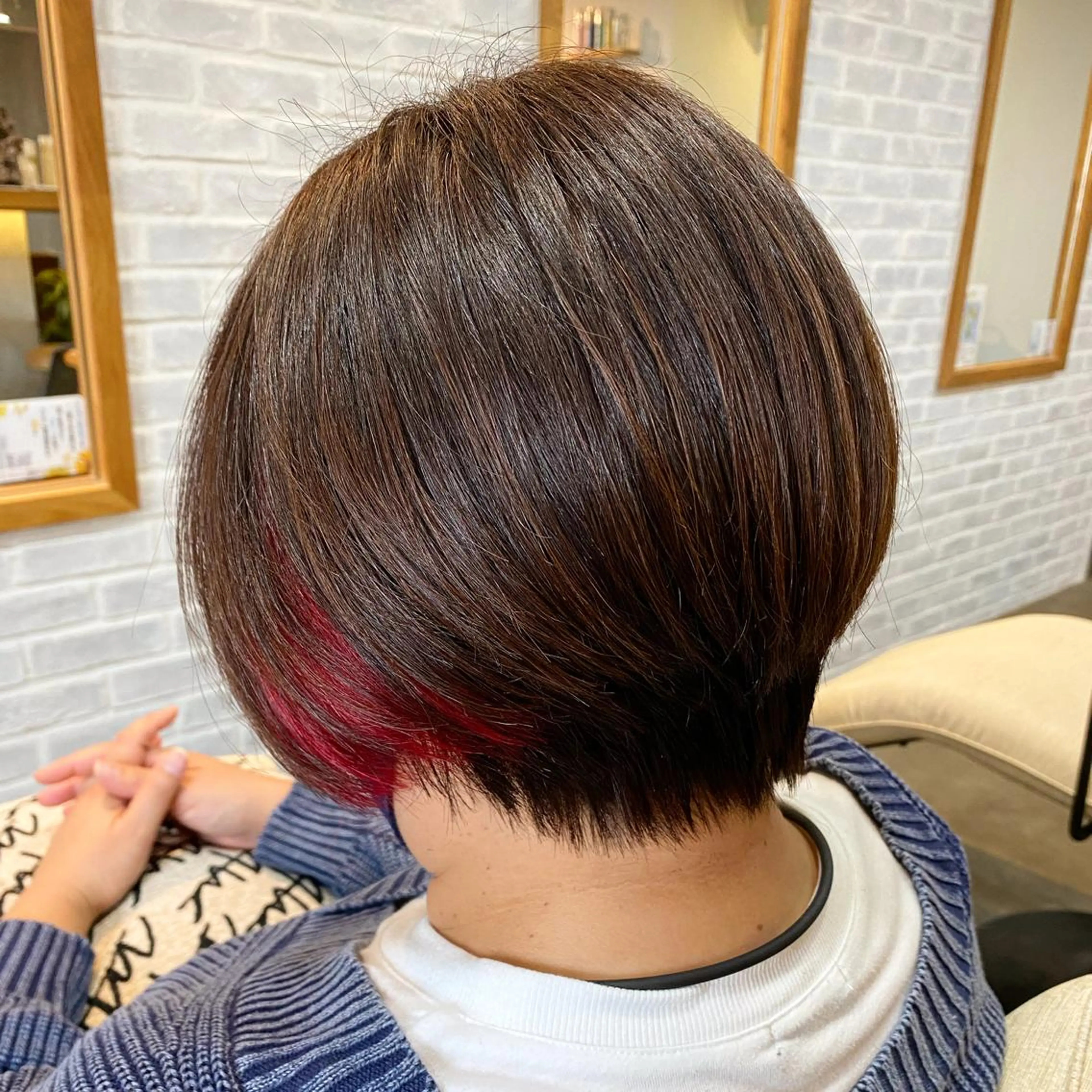 ショート カラー 向井 優汰のヘアスタイル