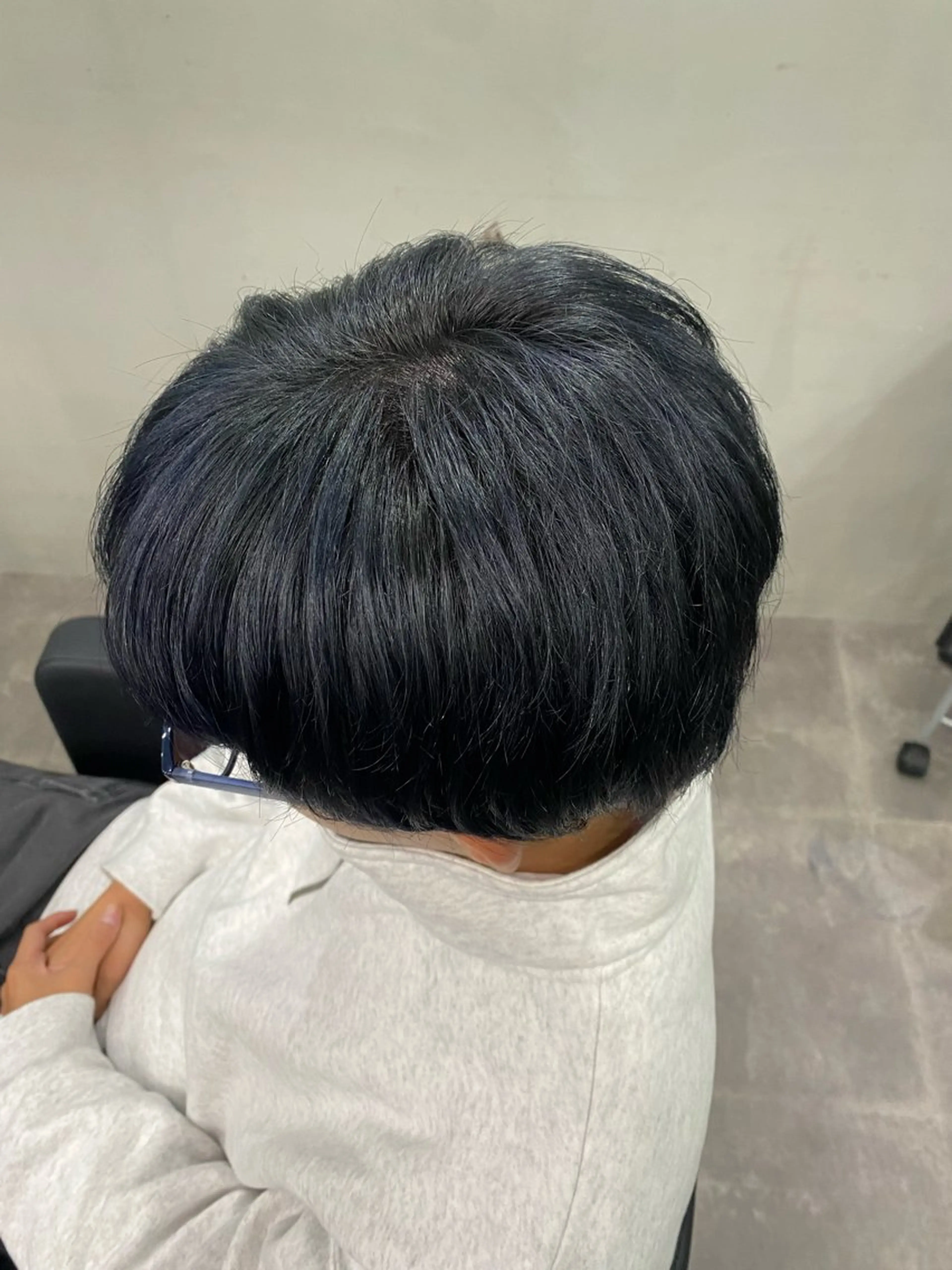 カラー メンズ メンズブリーチ ブリーチ ブルーカラー Cecil hair所属・yui/パーマ/ メンズカットのヘアスタイル