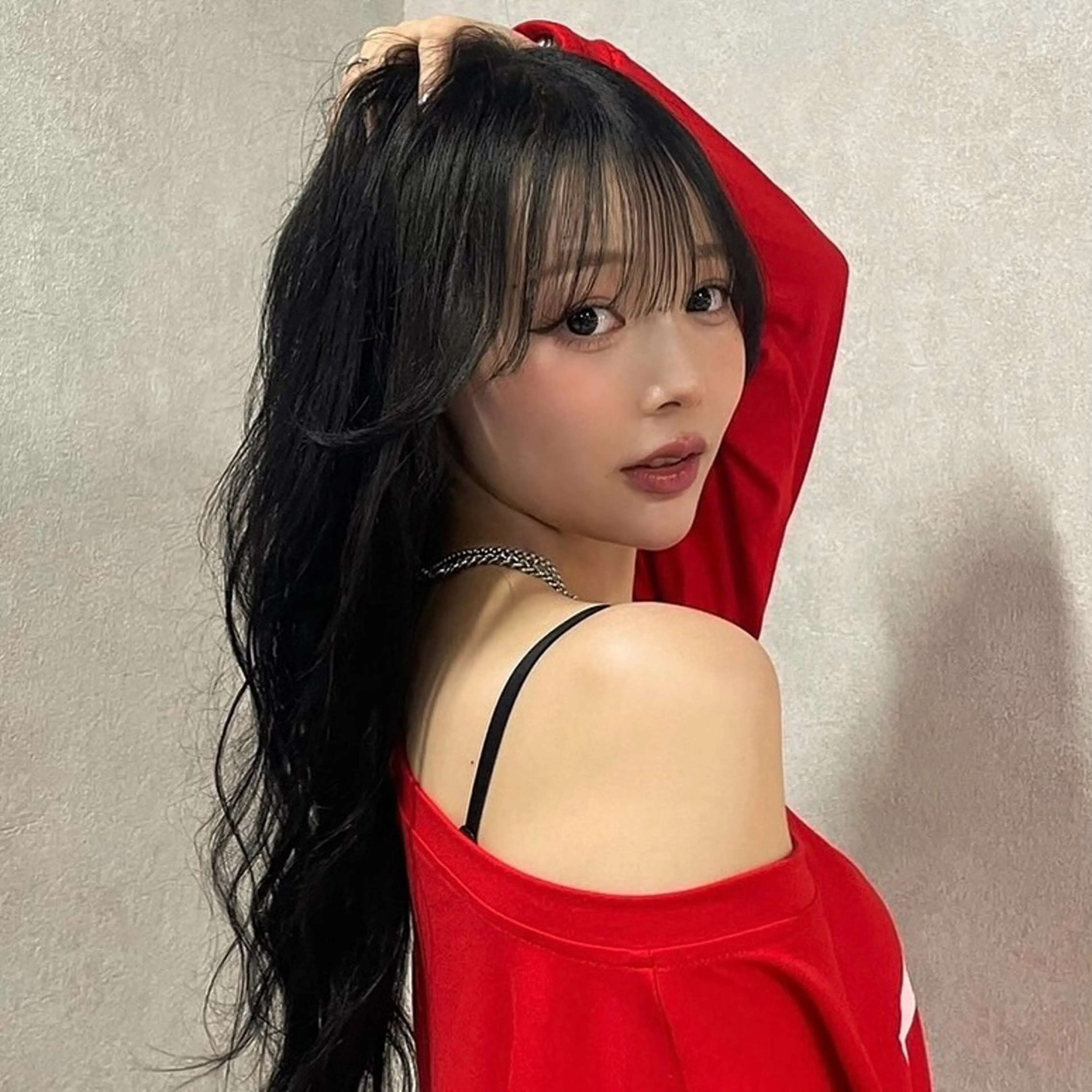 ロング カラー ブラウンカラー ダークブラウン 顔まわりレイヤー レイヤーカット 縮毛矯正 カット ヘアカラー レイヤー /髪質改善/ariのヘアスタイル