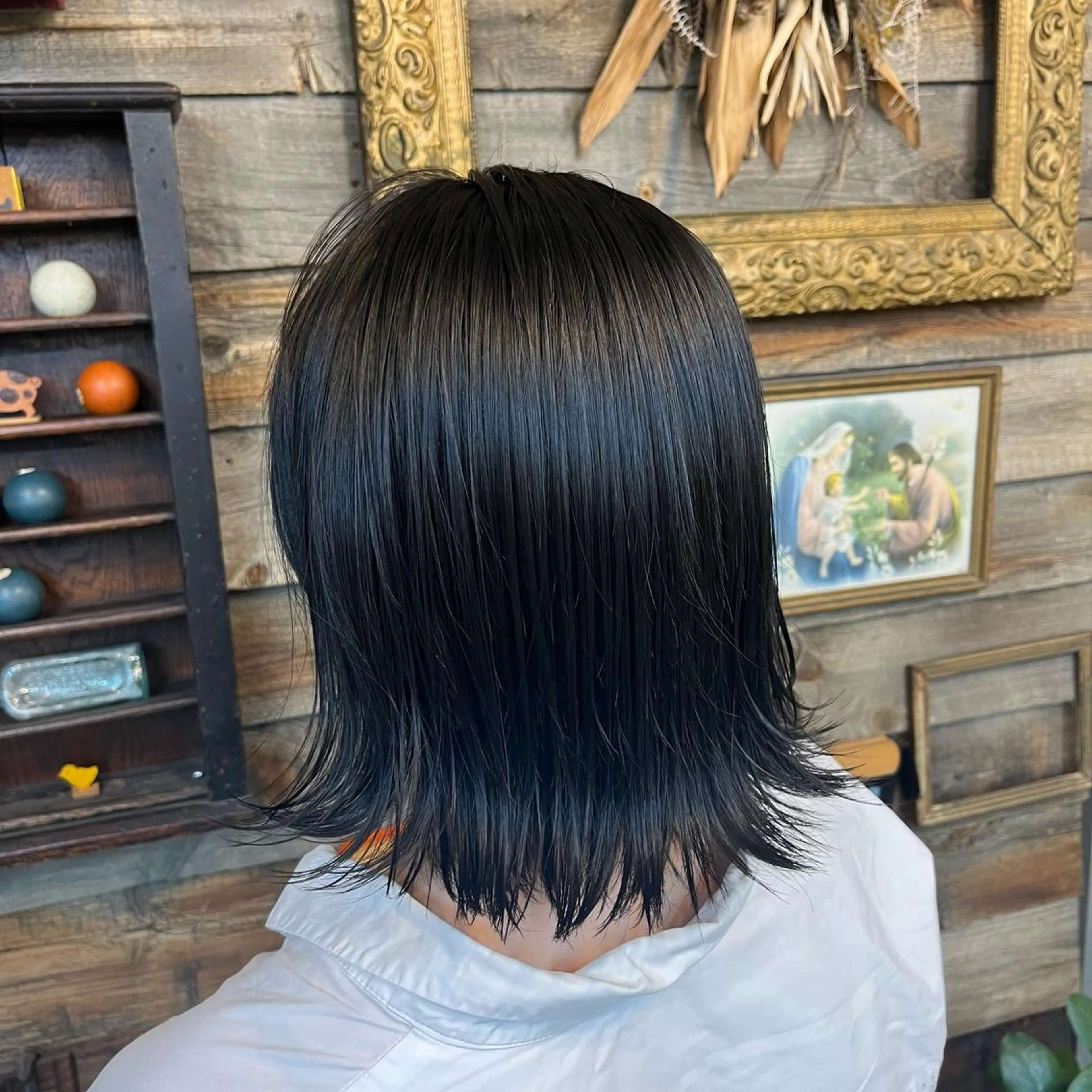 ミディアム カラー ヘアカラー 川崎 かなでのヘアスタイル