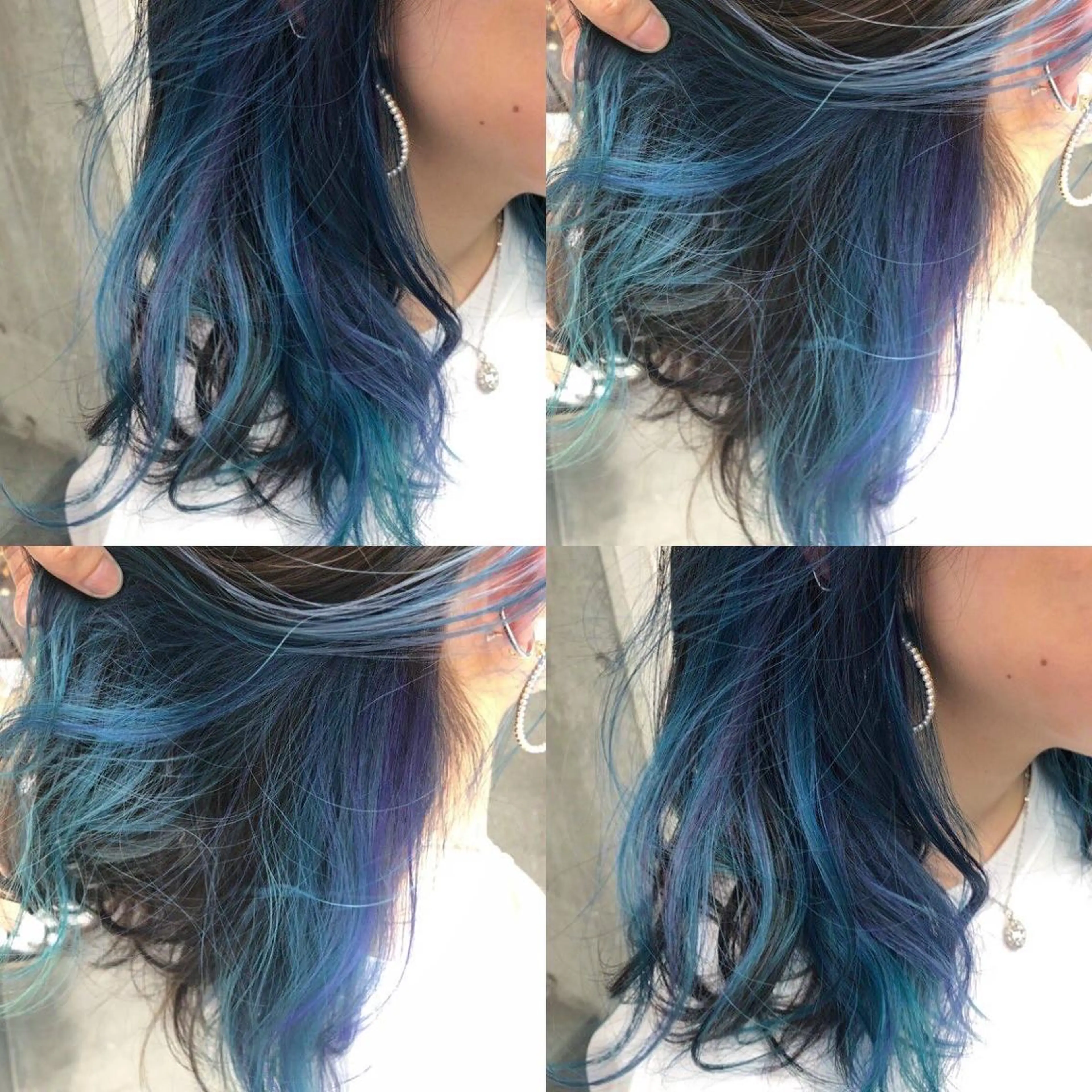 セミロング カラー ショートボブ アッシュ バレイヤージュ ミストバング ベージュカラー カット ヘアカラー トリートメント 原宿サロン代表 デザインカラー伊藤卓のヘアスタイル