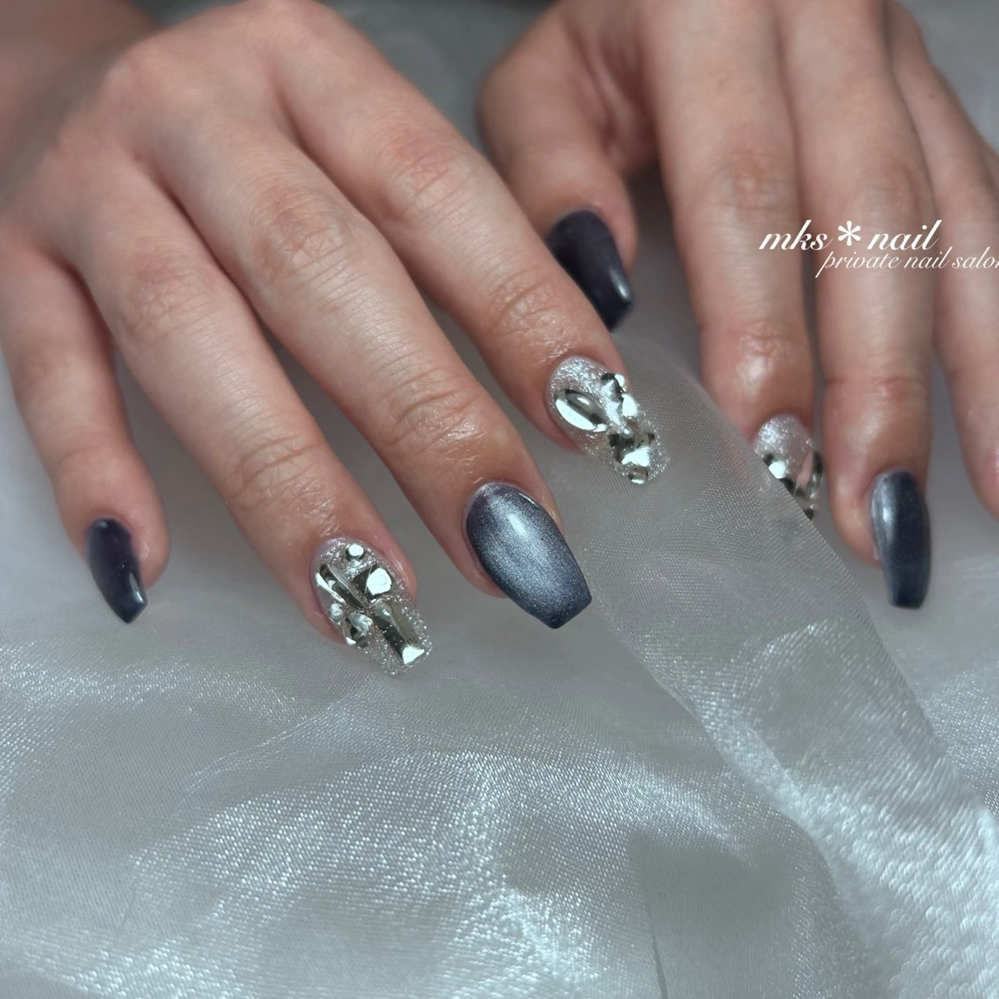ネイル mks＊nail //  枚方長尾のネイルデザイン