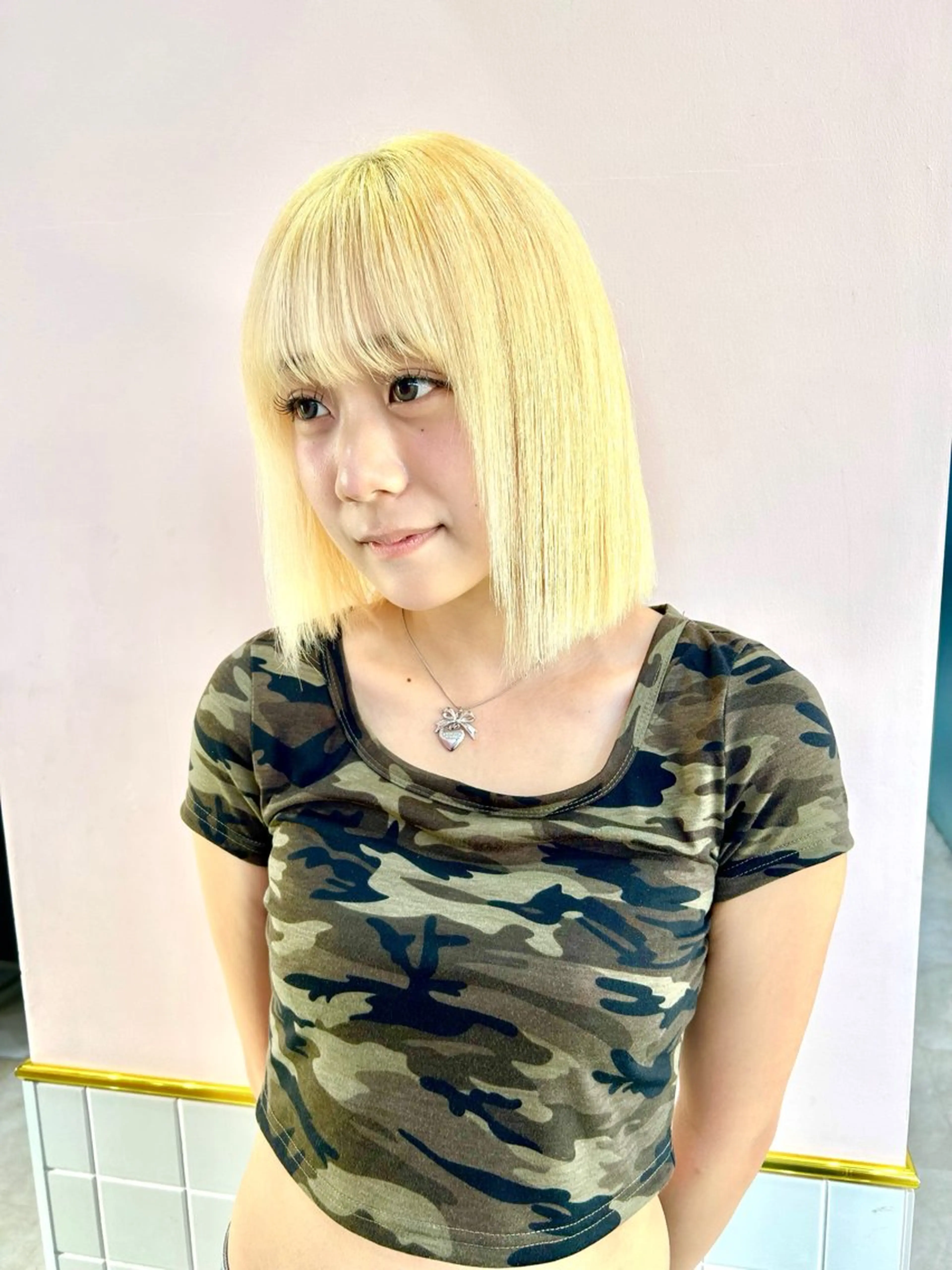 ショート カラー ヘアカラー トリートメント レイン🌏🌱 似合わせ/ハイトーンのヘアスタイル