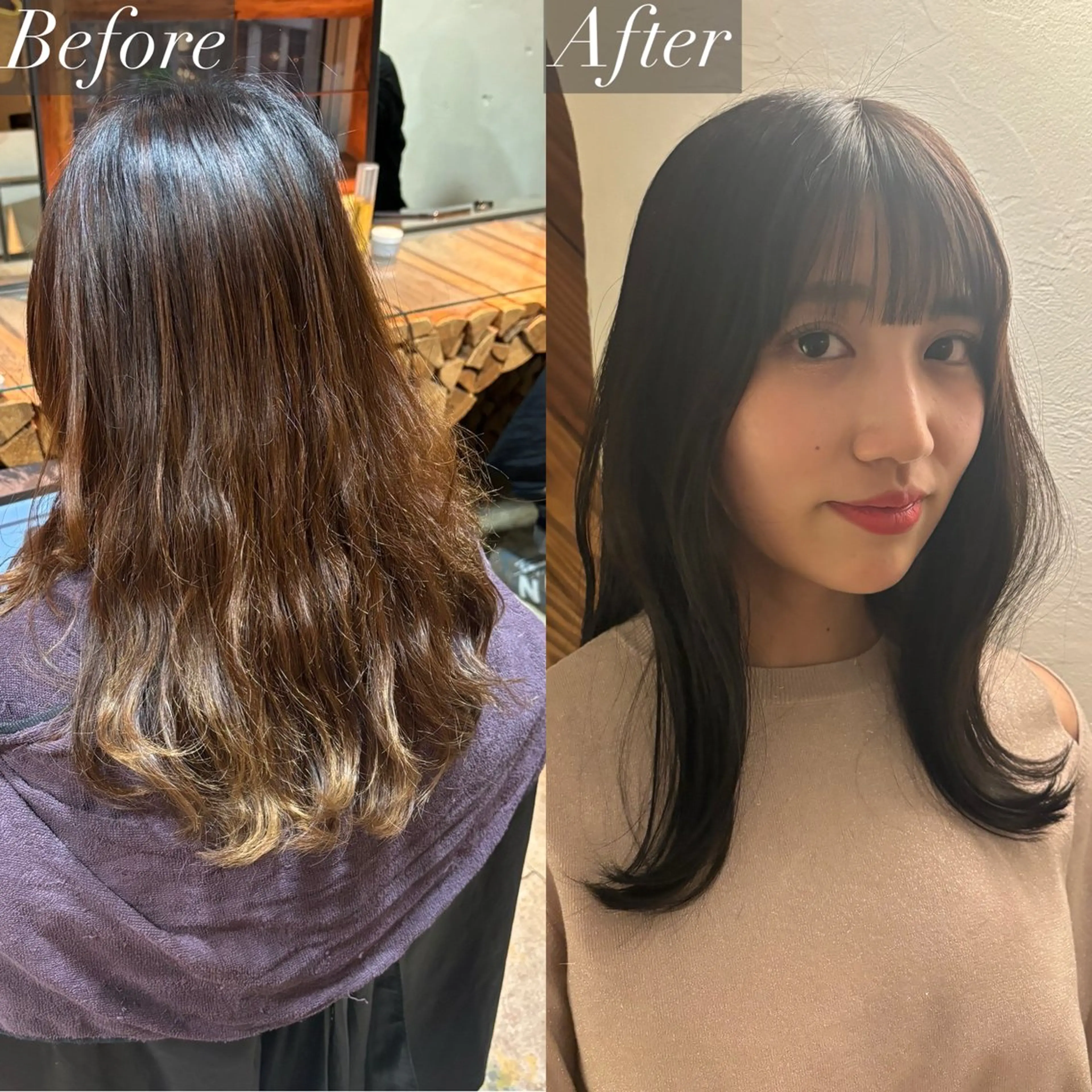 ロング カラー ⌇🌹透明感カラー 🌹ᴍᴇɢᴜᴍɪ ⌇のヘアスタイル