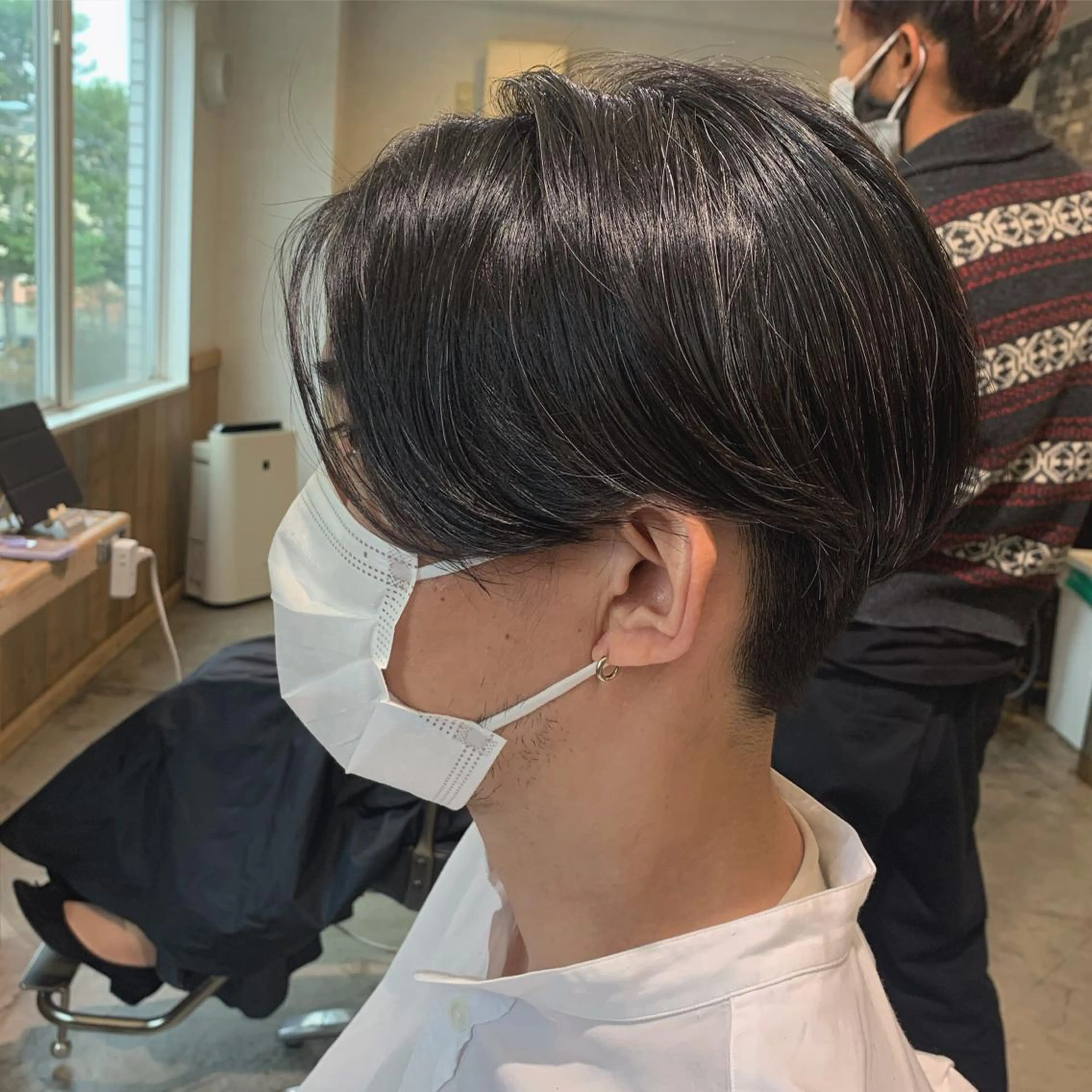 ショート パーマ メンズ カット パーマ ノグチ ナツコのヘアスタイル