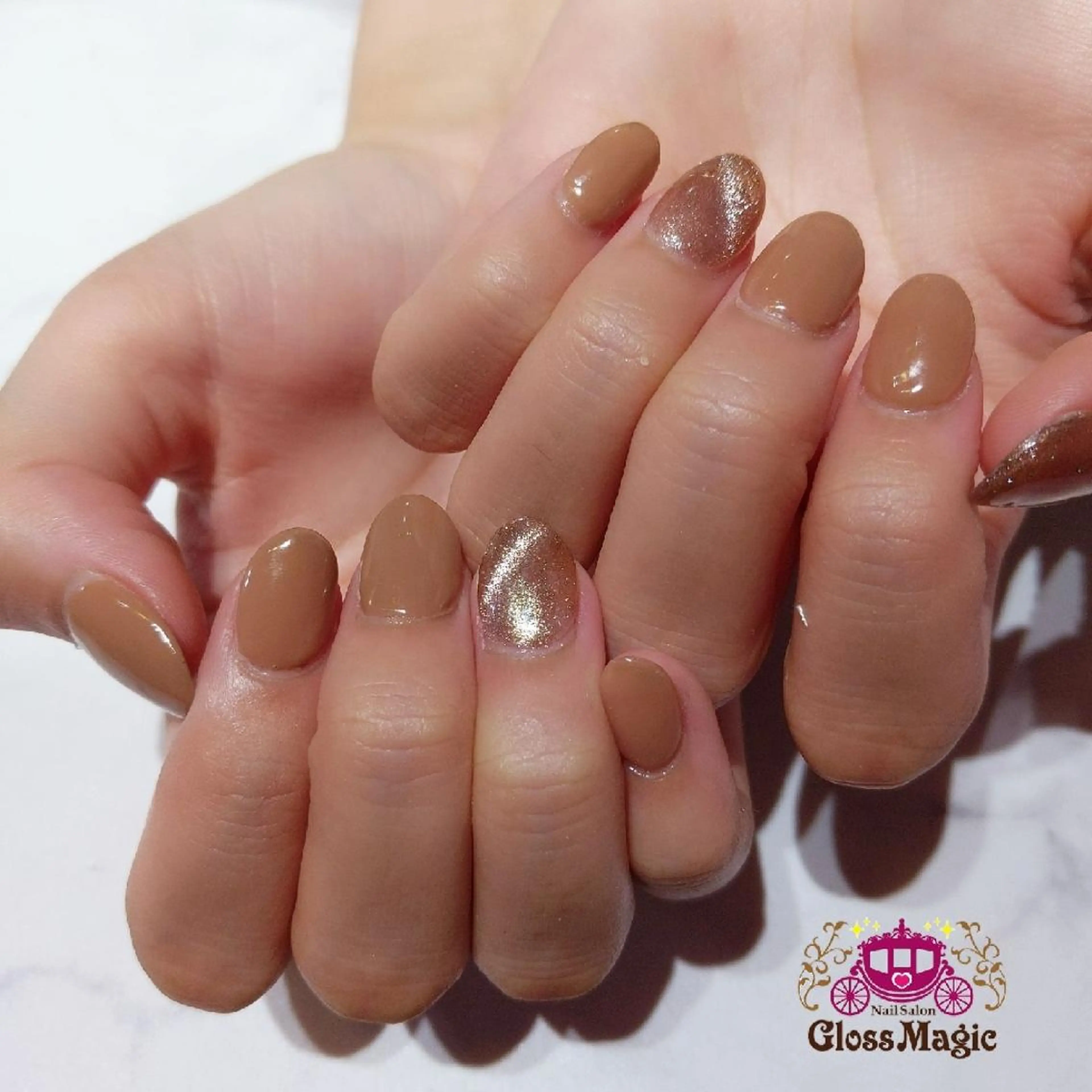 ネイル ハンドネイル あ きのネイルデザイン