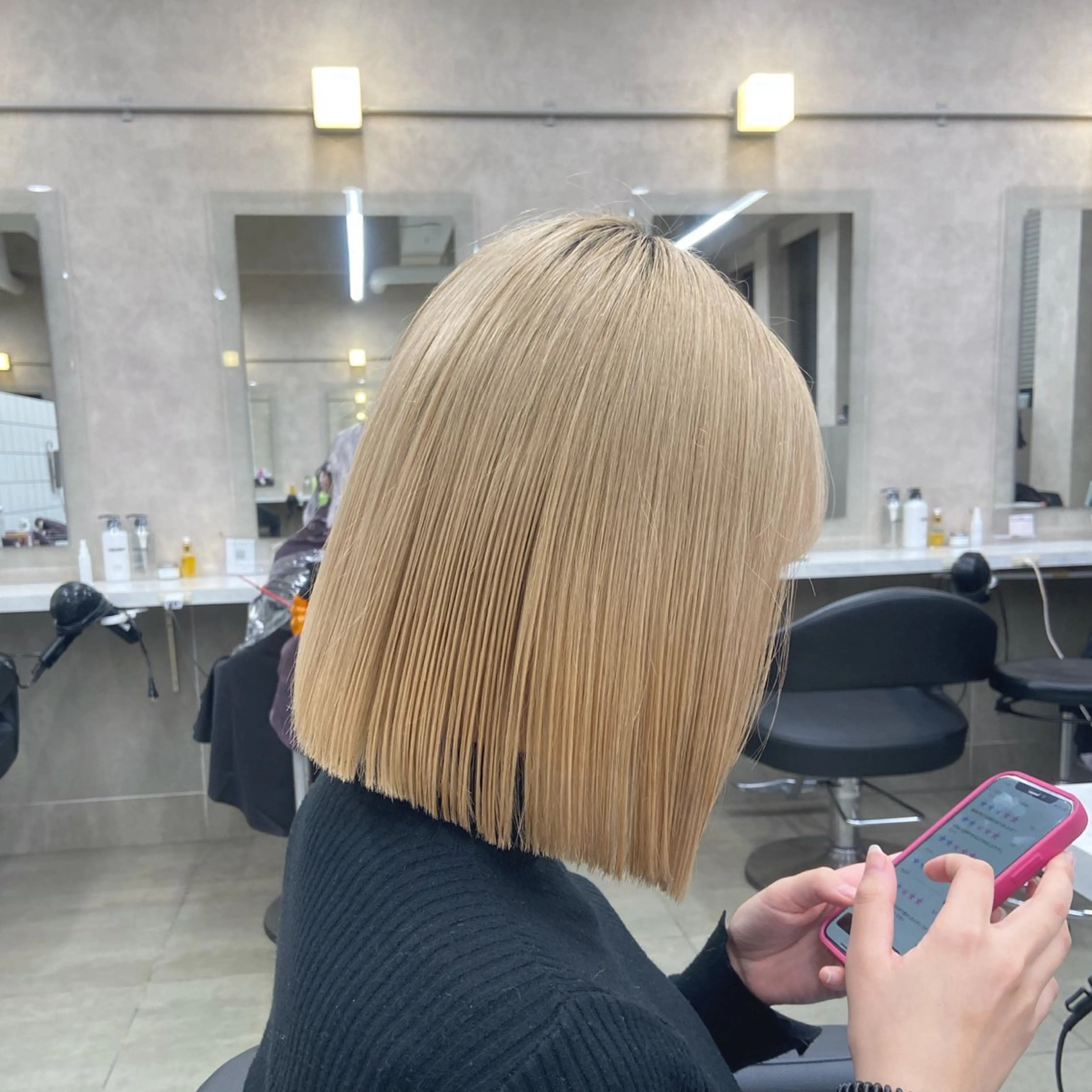 ショート カラー ヘアアレンジ Over hair_ misakiのヘアスタイル