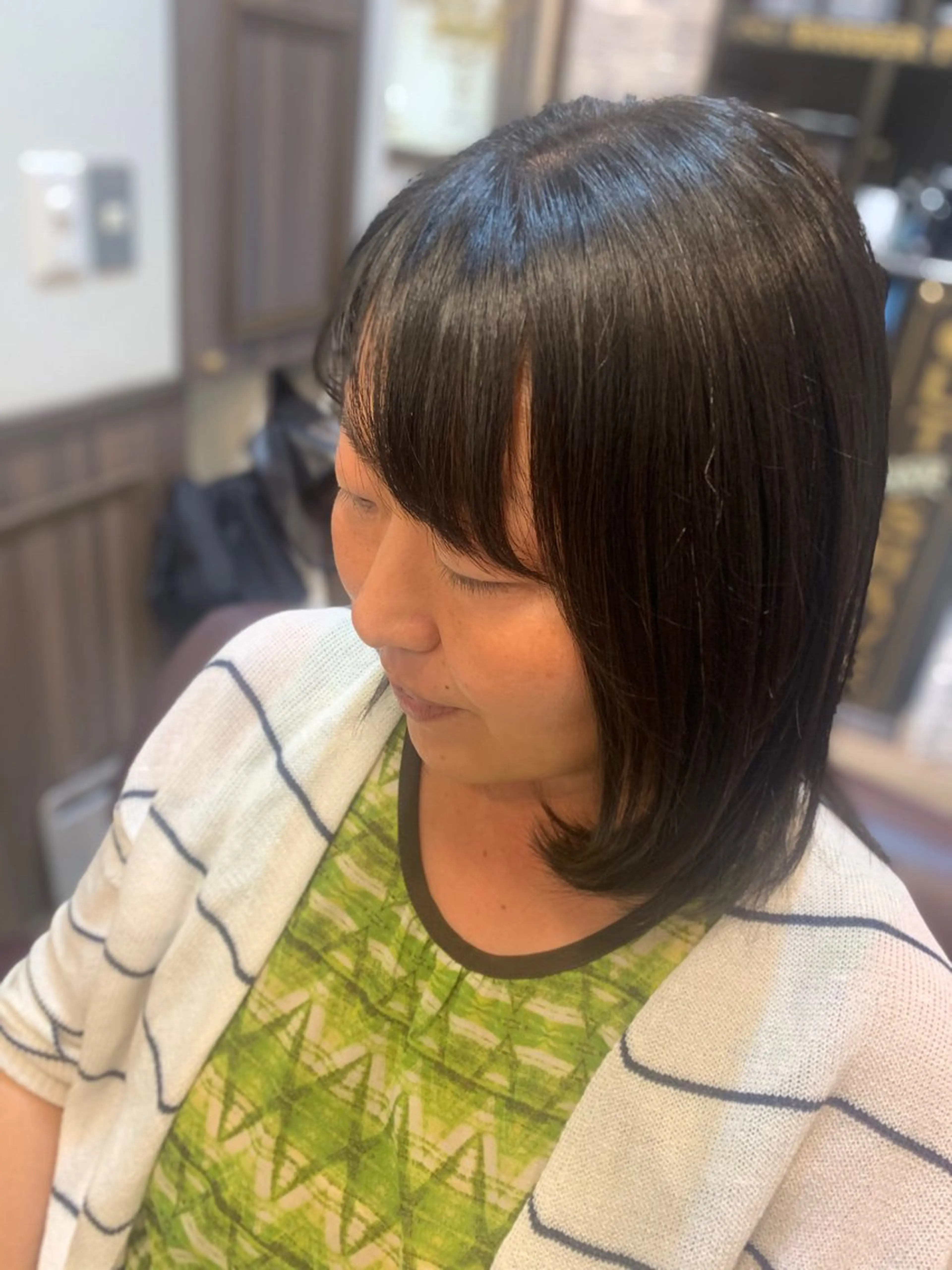 ミディアム カットモデル募集 いさかのヘアスタイル