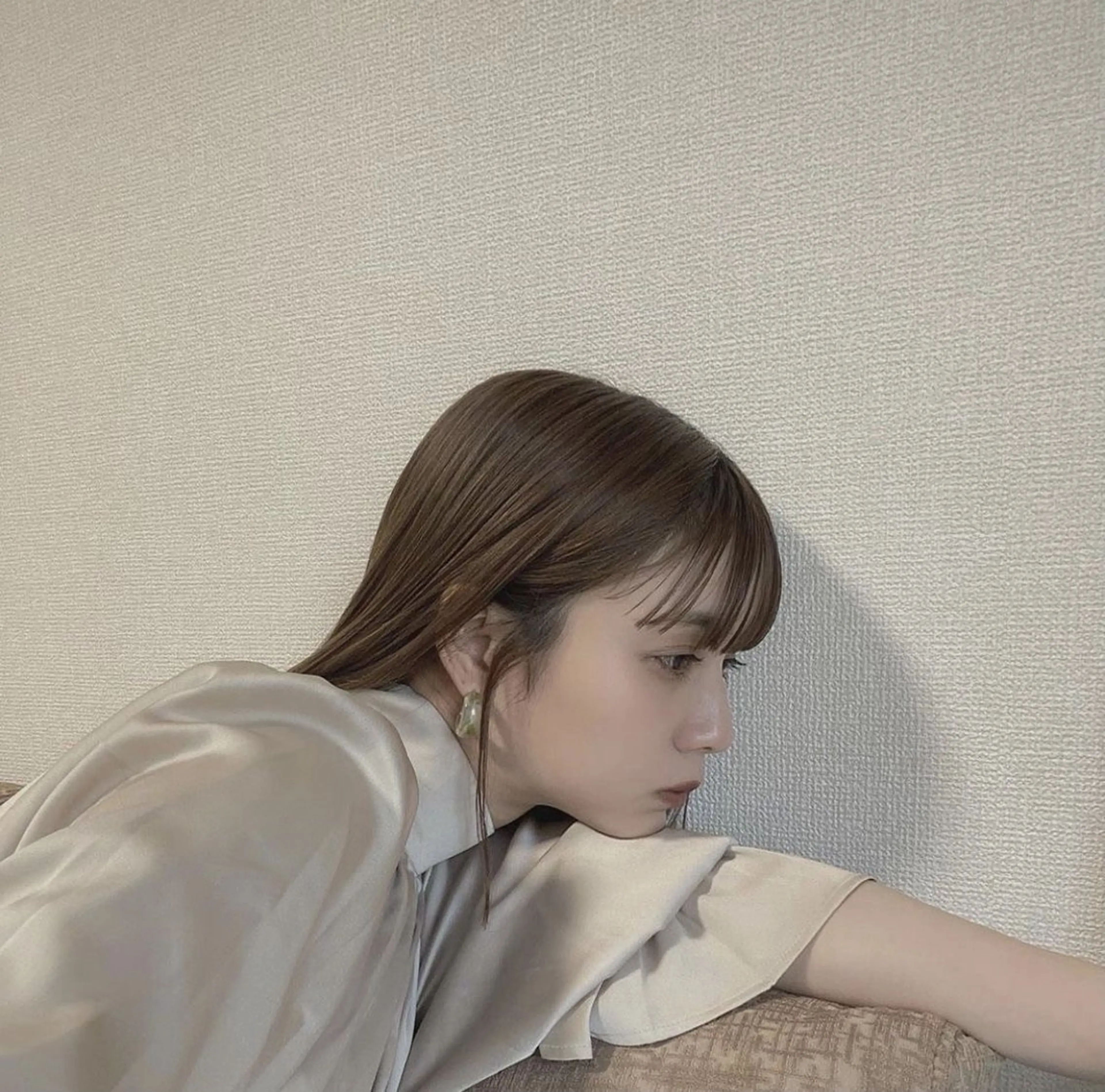 セミロング カラー ヘアカラー トリートメント ヘッドスパ ヘアセット 韓国トレンドカット カラー🤍しゅうじのヘアスタイル