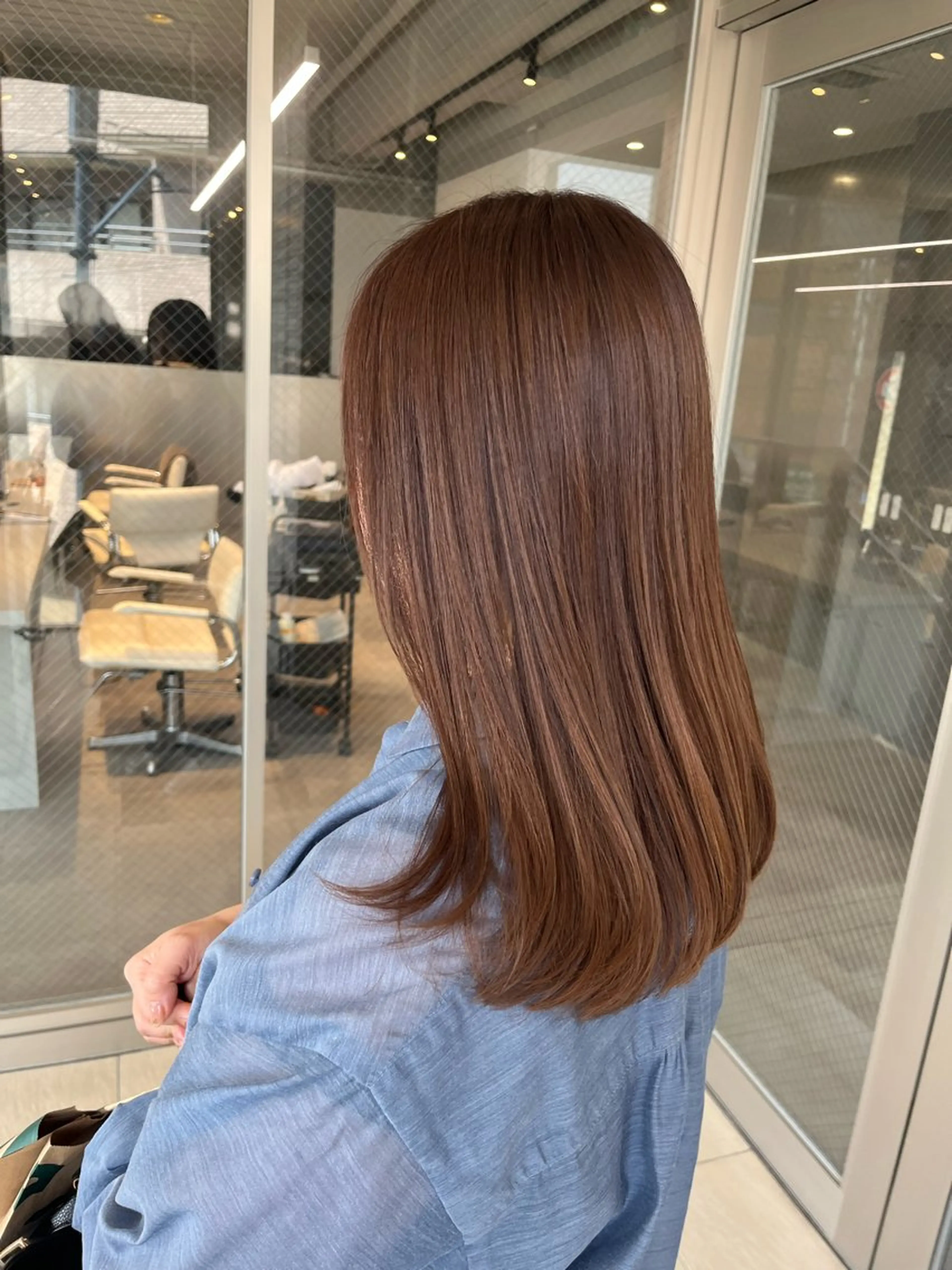 セミロング カラー カット ヘアカラー トリートメント 🌷ムロ ユミ🌷のヘアスタイル