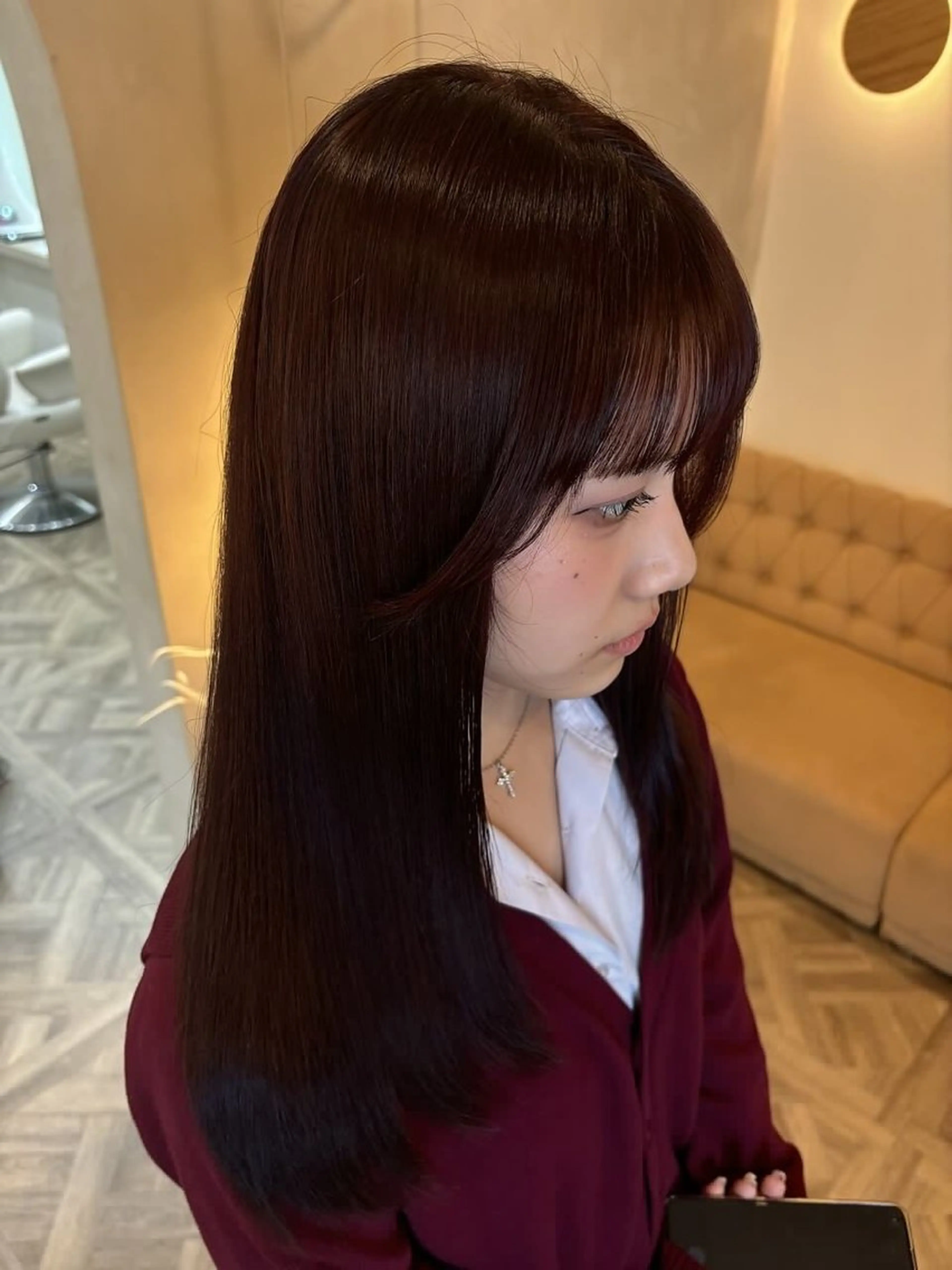 ロング ショート/パーマ /名古屋/Ayakaのヘアスタイル