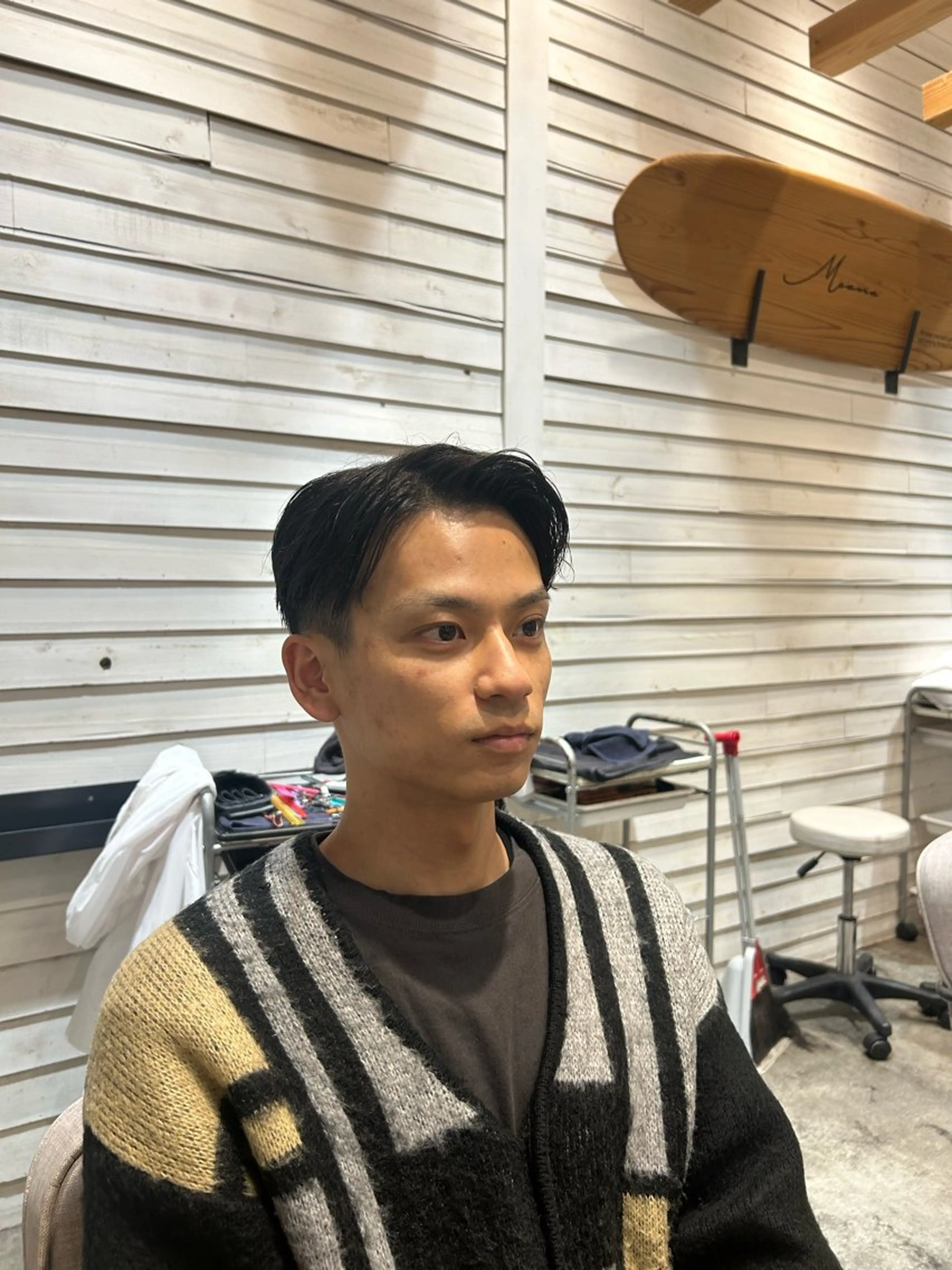 メンズ ビジネス カット 三浦 翔太のヘアスタイル