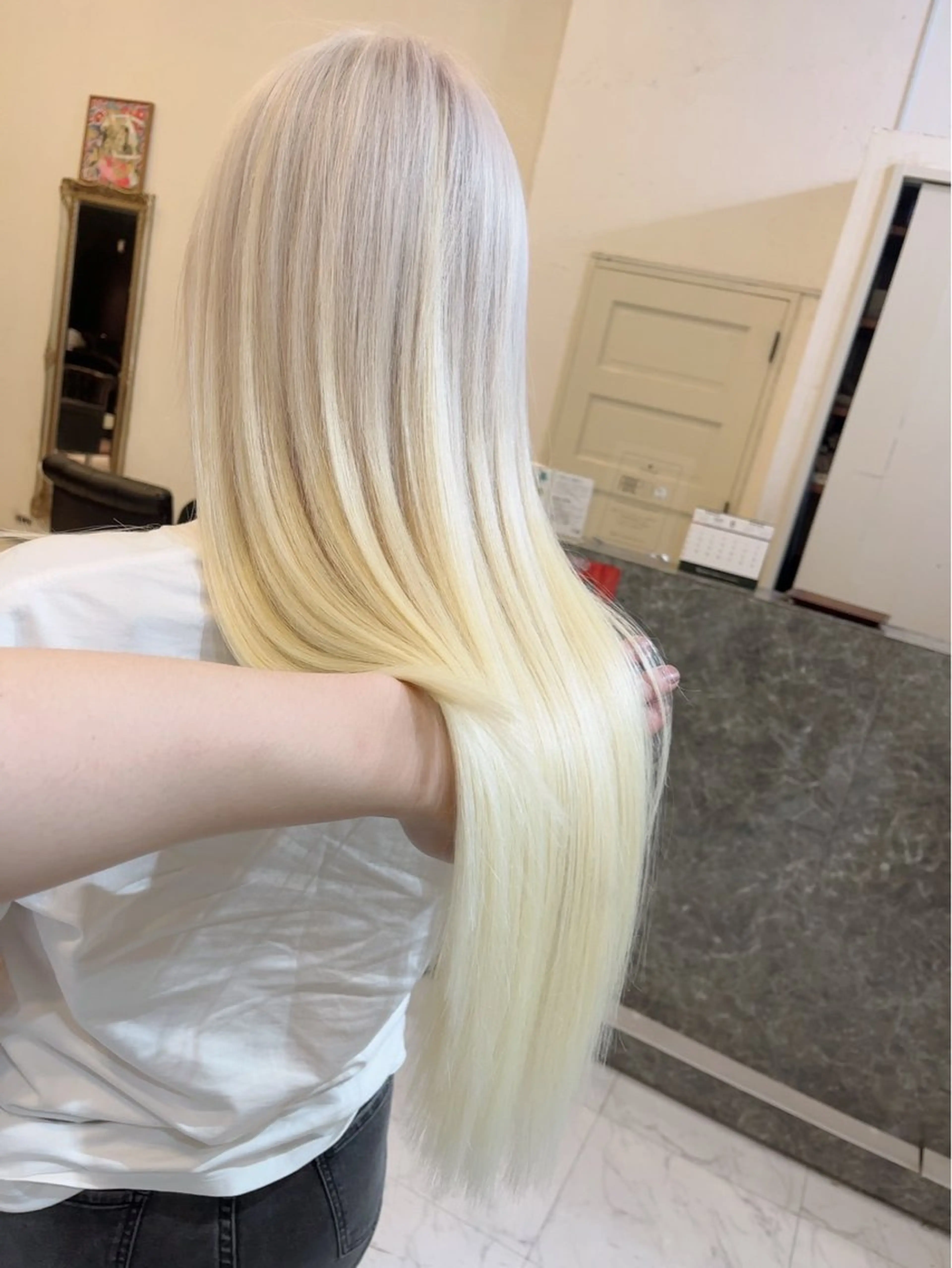 ロング ヘアカラー エクステ 💎JADE GRACE💎のヘアスタイル