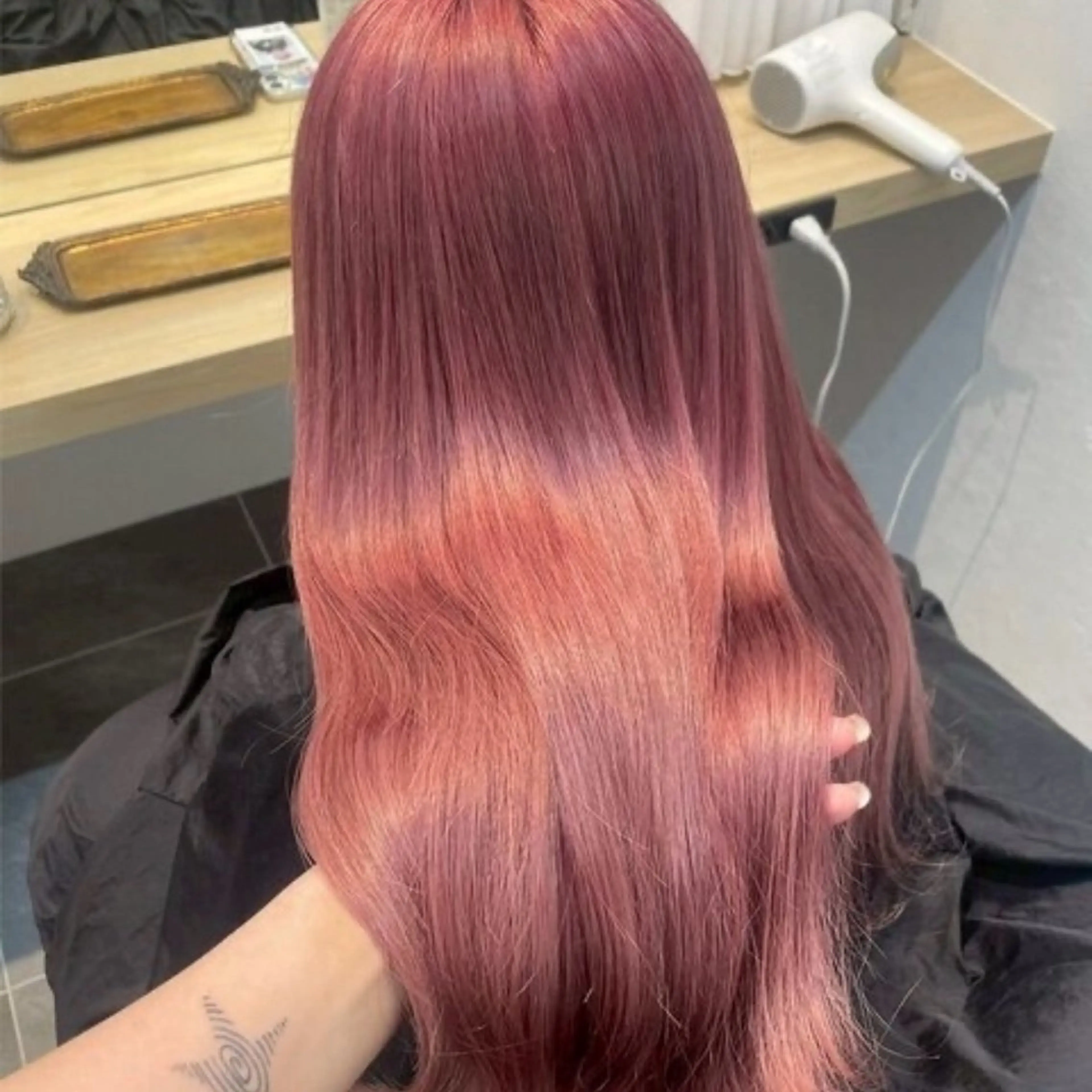 ロング カラー カット ヘアカラー トリートメント レイヤー/暖色カラー 🎀はるのヘアスタイル