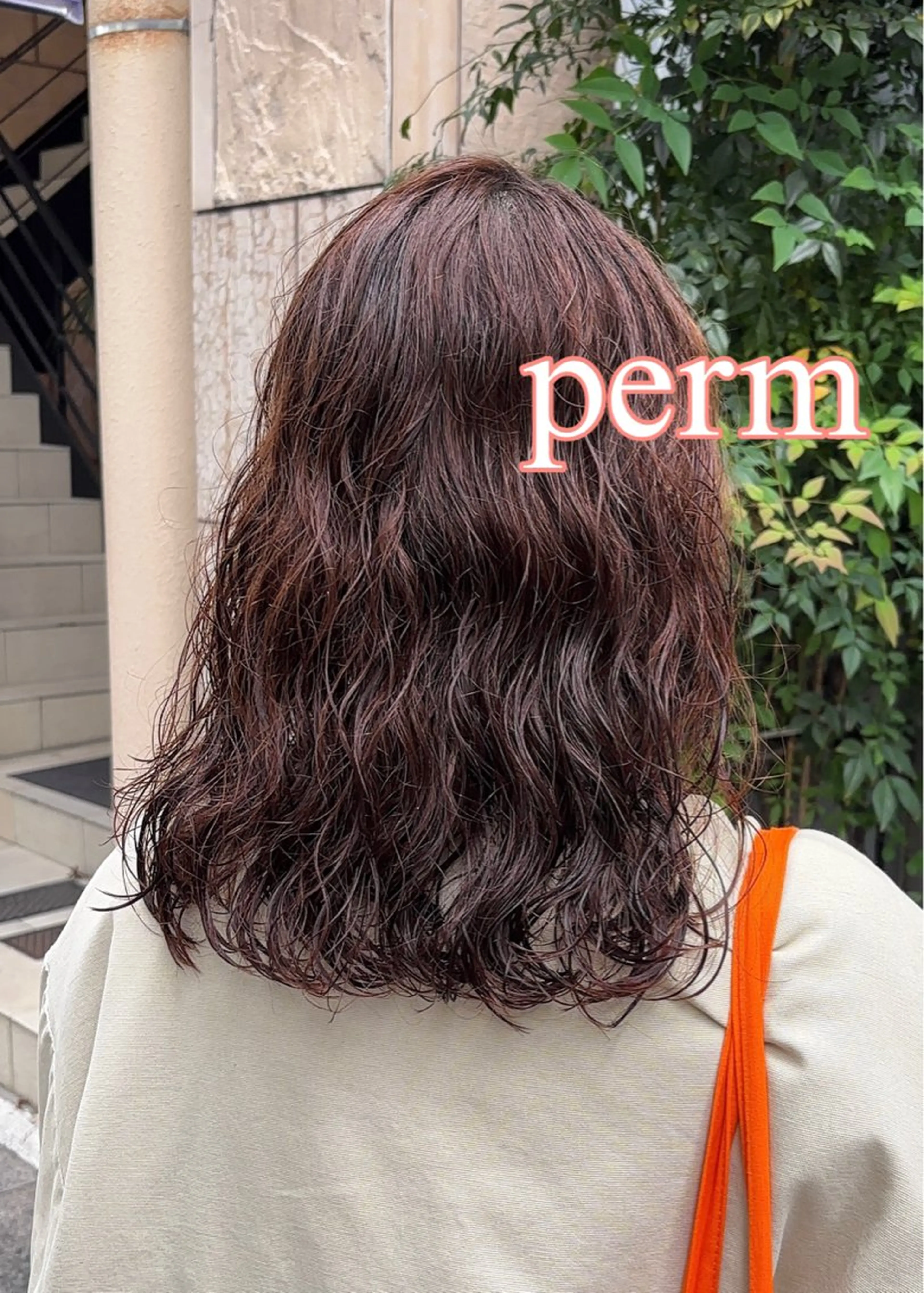 セミロング パーマ セミロングパーマ カット パーマ CYAN.栄店所属・パーマ/髪質改善 【榎本千夏】のヘアスタイル