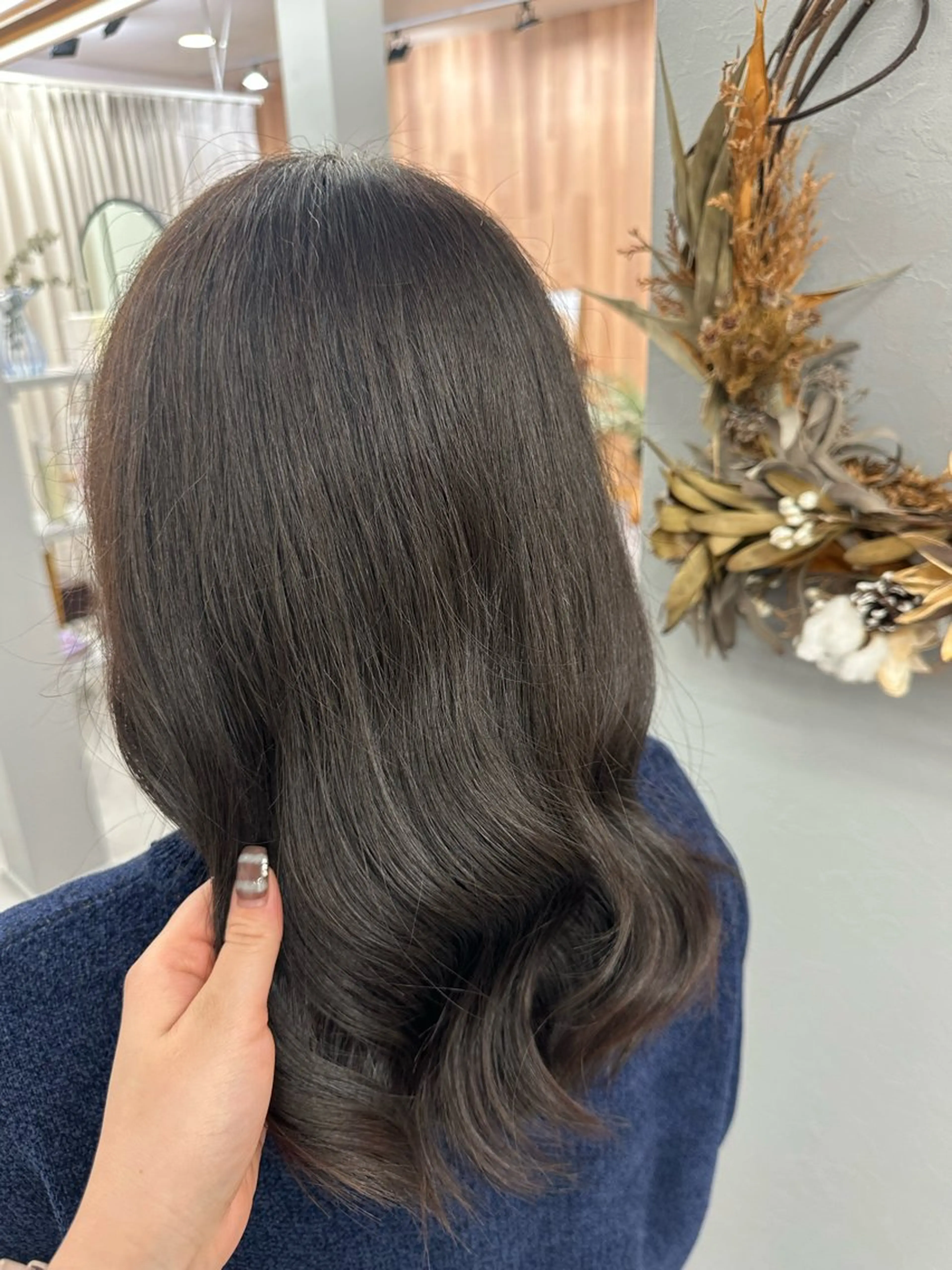 ミディアム ヘアカラー 恩田 遼のヘアスタイル