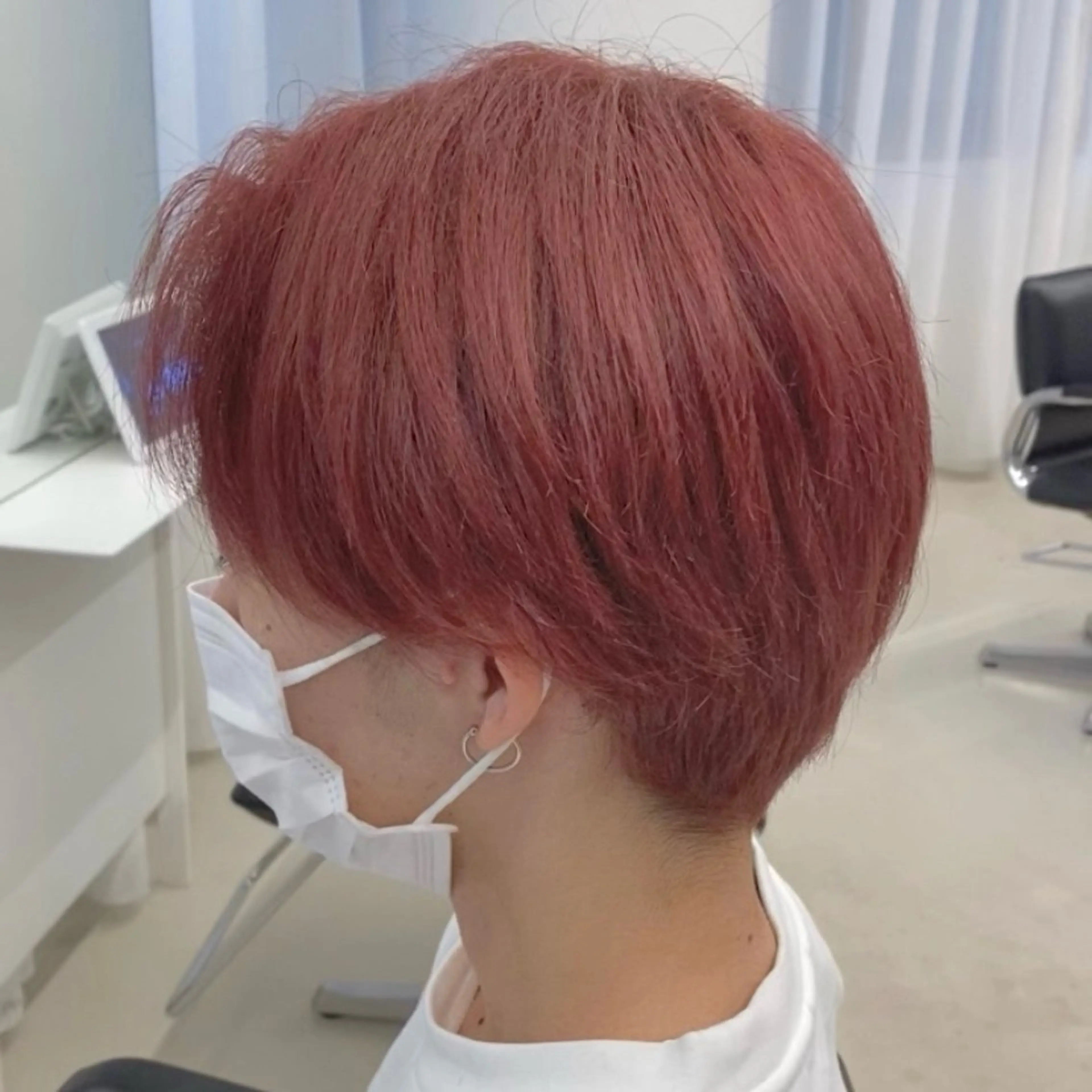 ショート カラー メンズ 【池袋/メンズ専門】 センターパート 殿岡のヘアスタイル