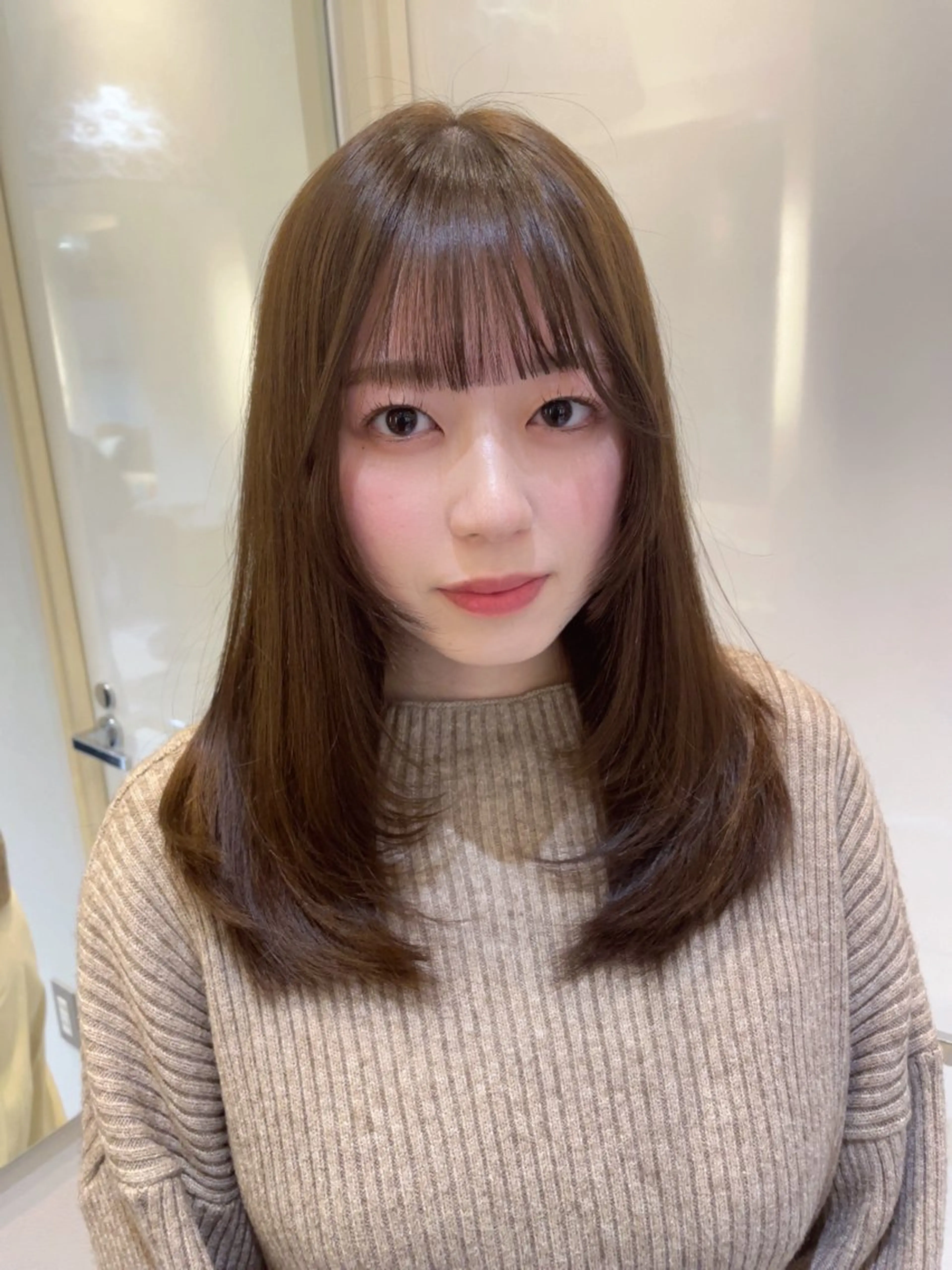 カラー 田中 瑞希のヘアスタイル