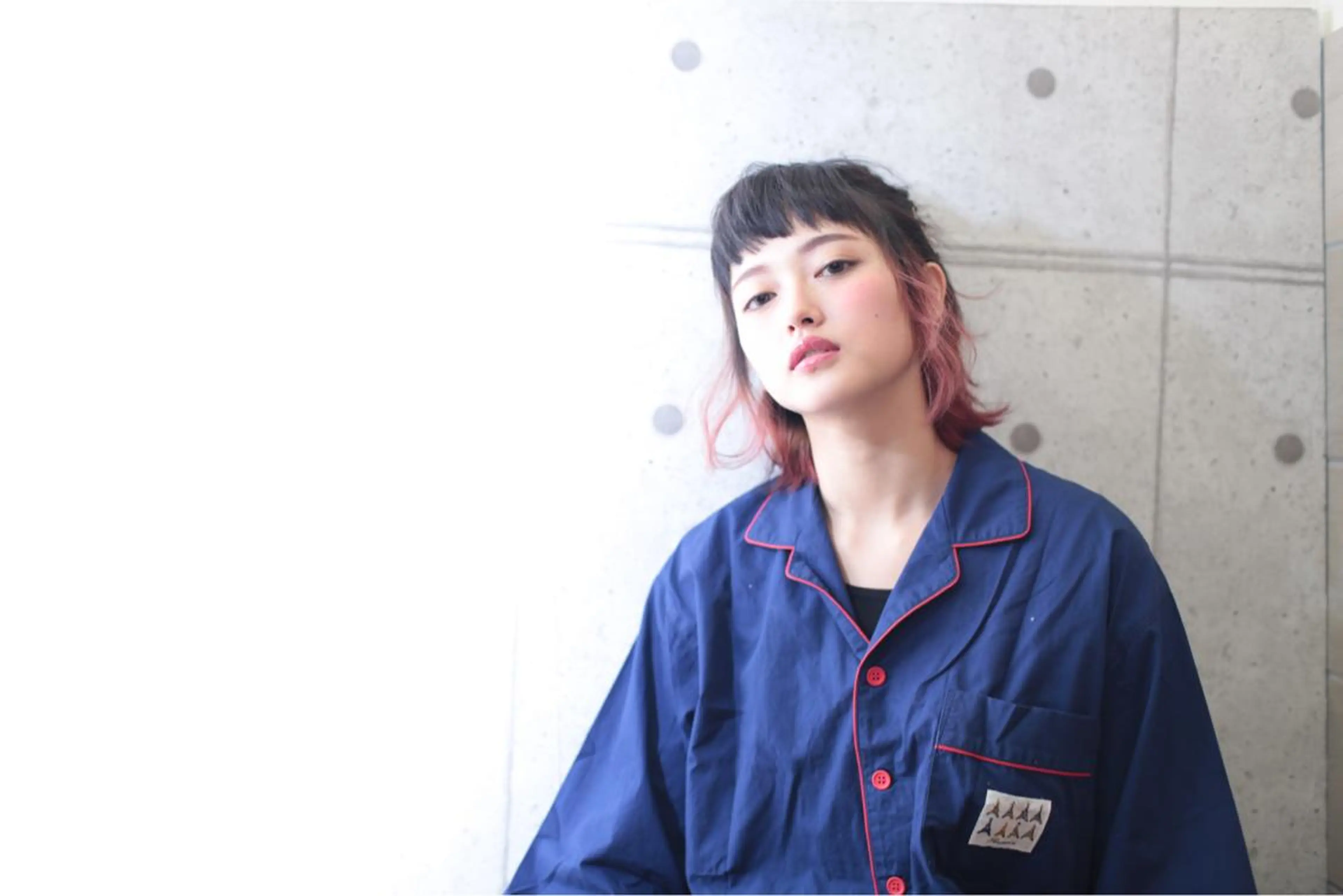 ミディアム カラー 山下 直人のヘアスタイル