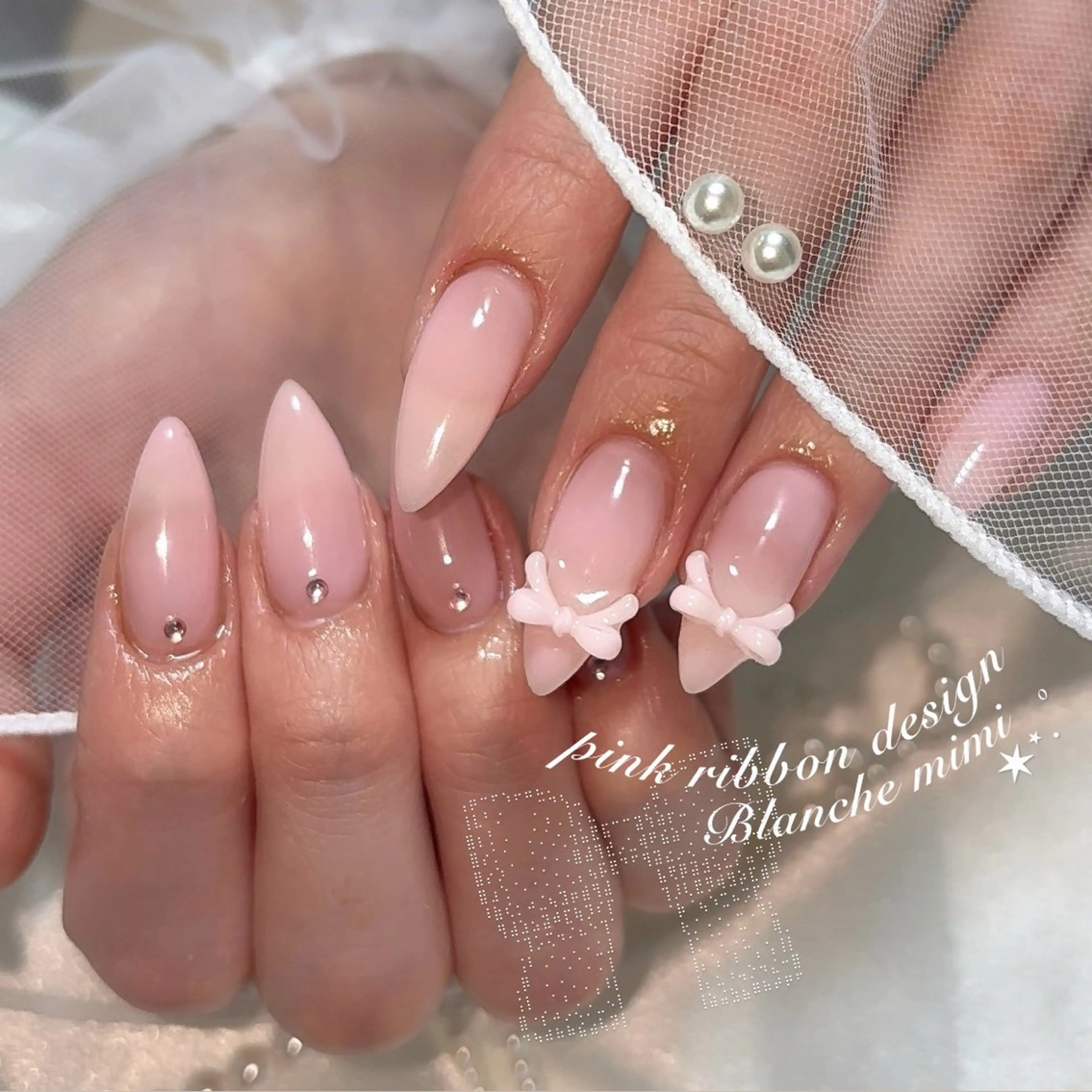 ネイル ハンドネイル Blanche mimi.u_aのネイルデザイン