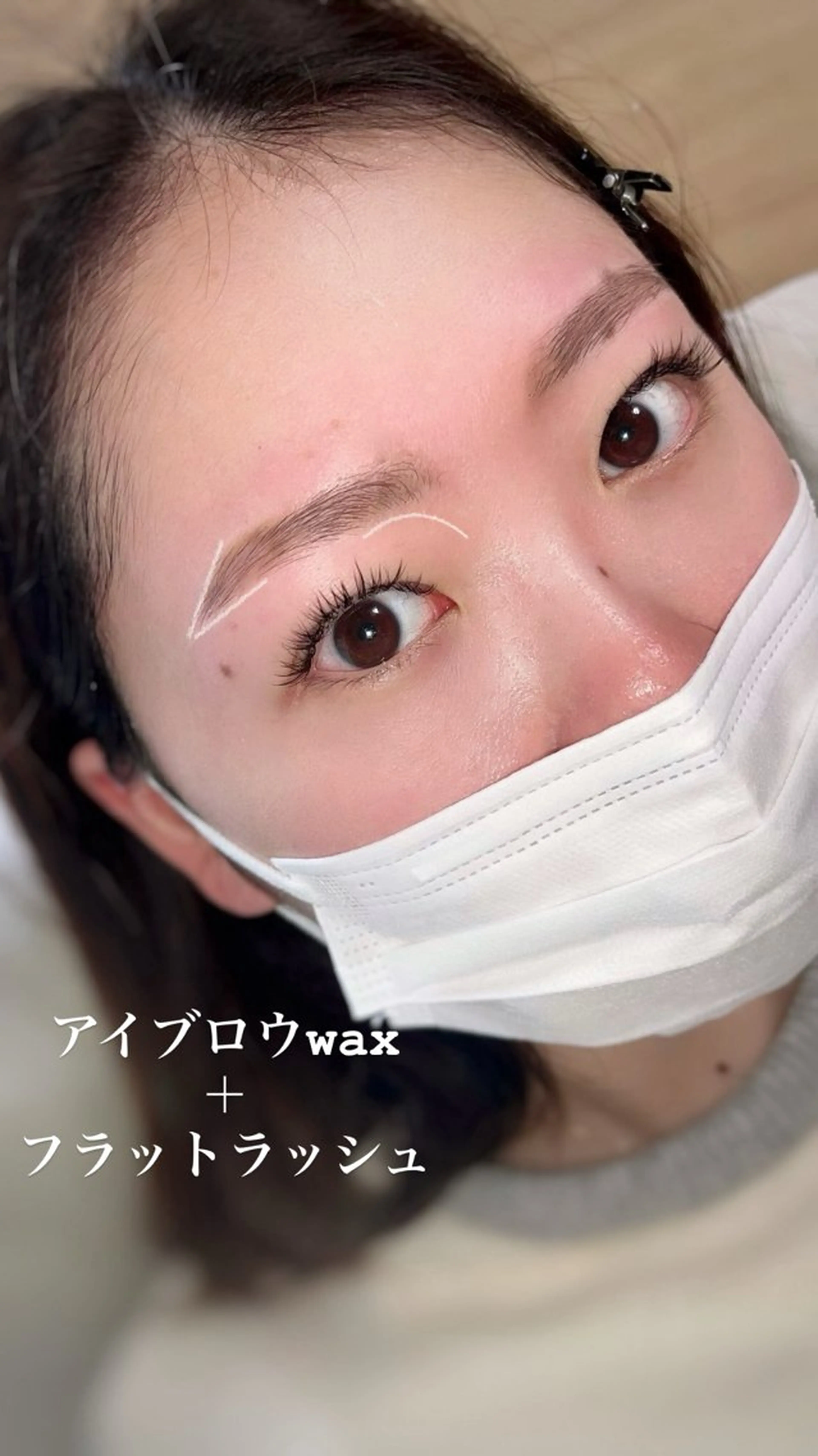 マツエク・マツパ フラットラッシュ eyelash clear池袋のマツエク・マツパデザイン