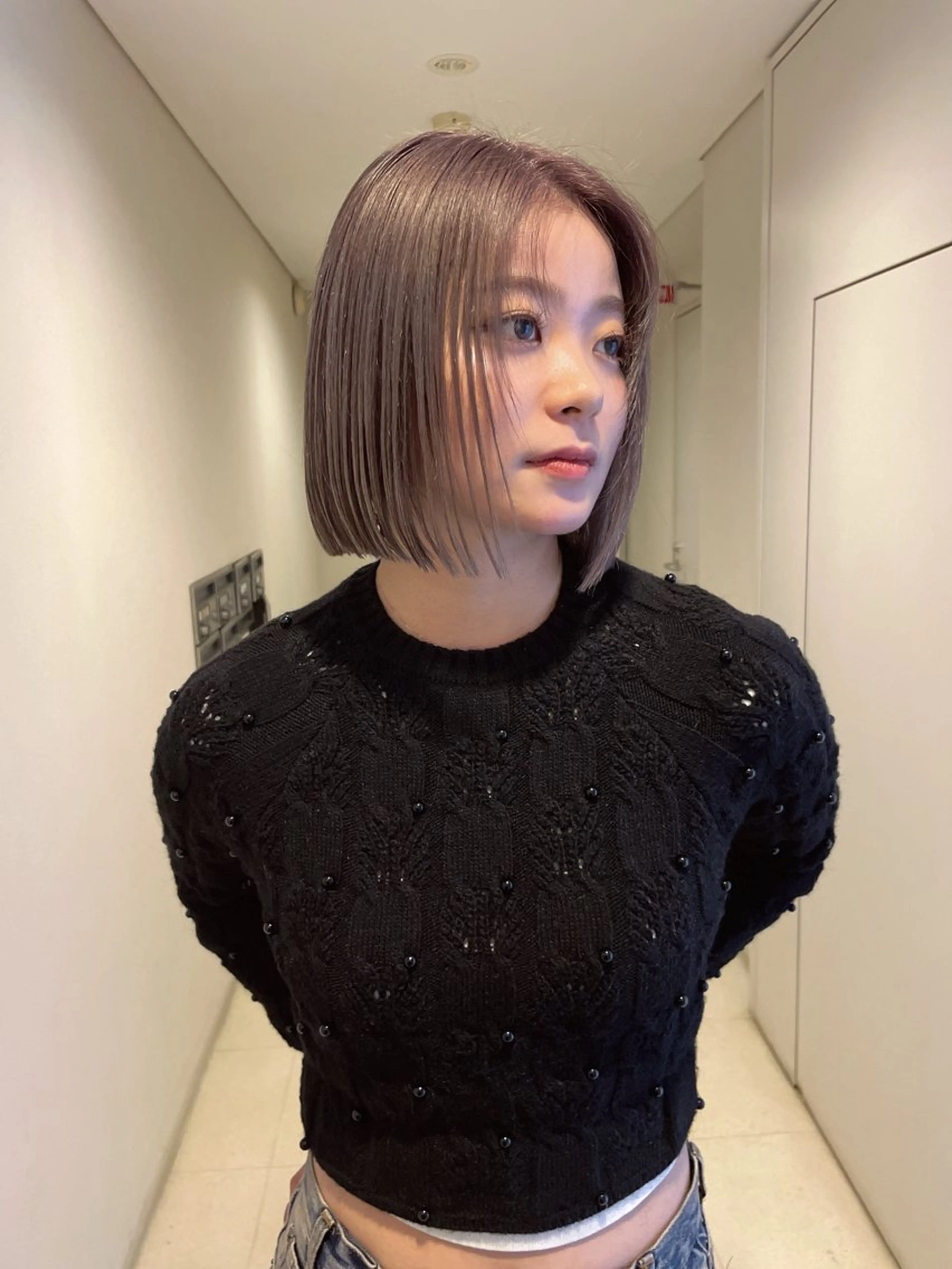 ロング カラー ハイトーン髪質改善 🫧大阪/kanonのヘアスタイル