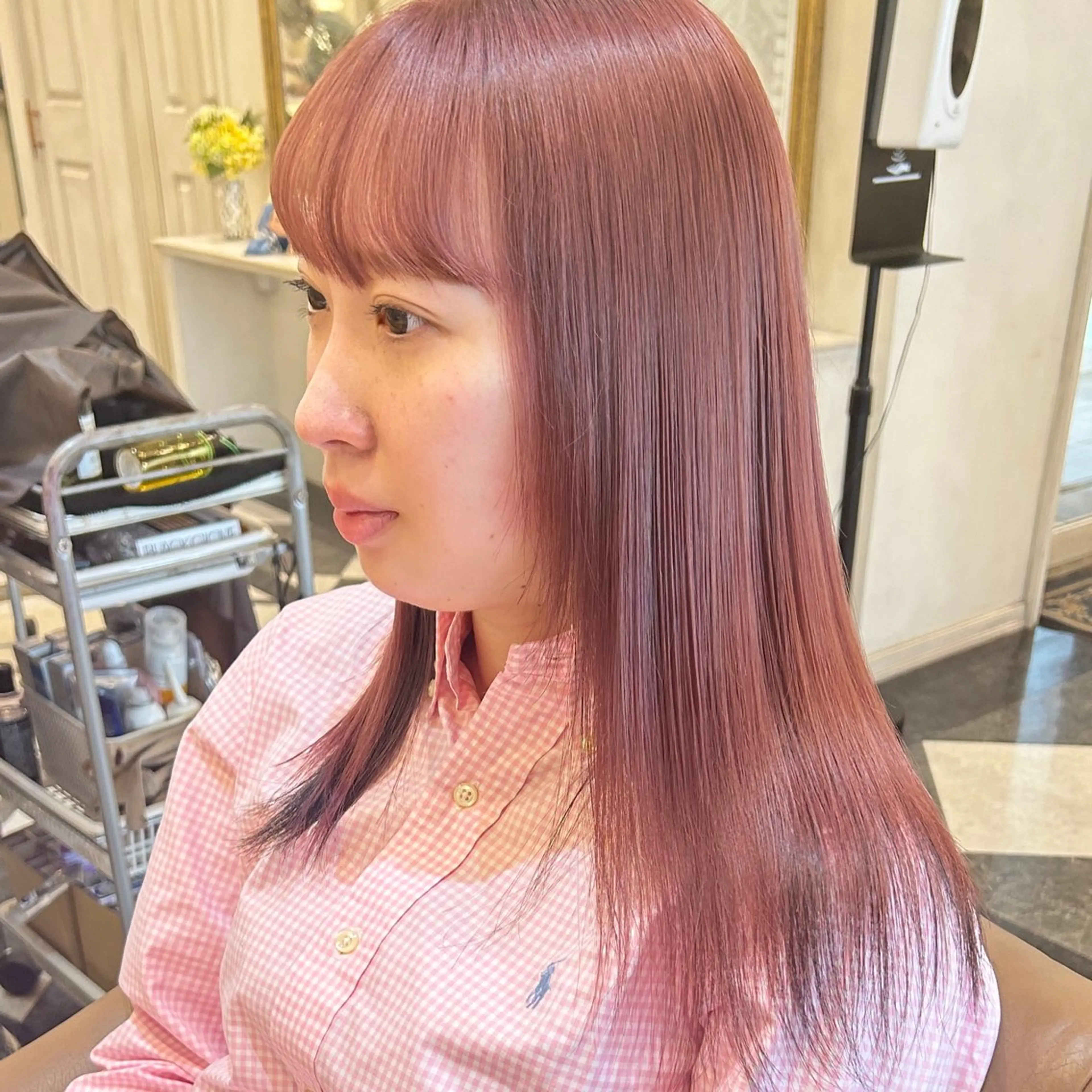 ミディアム カラー Blanche by artina川崎店所属・ゆう🫧 透明感/ハイトーンのヘアスタイル