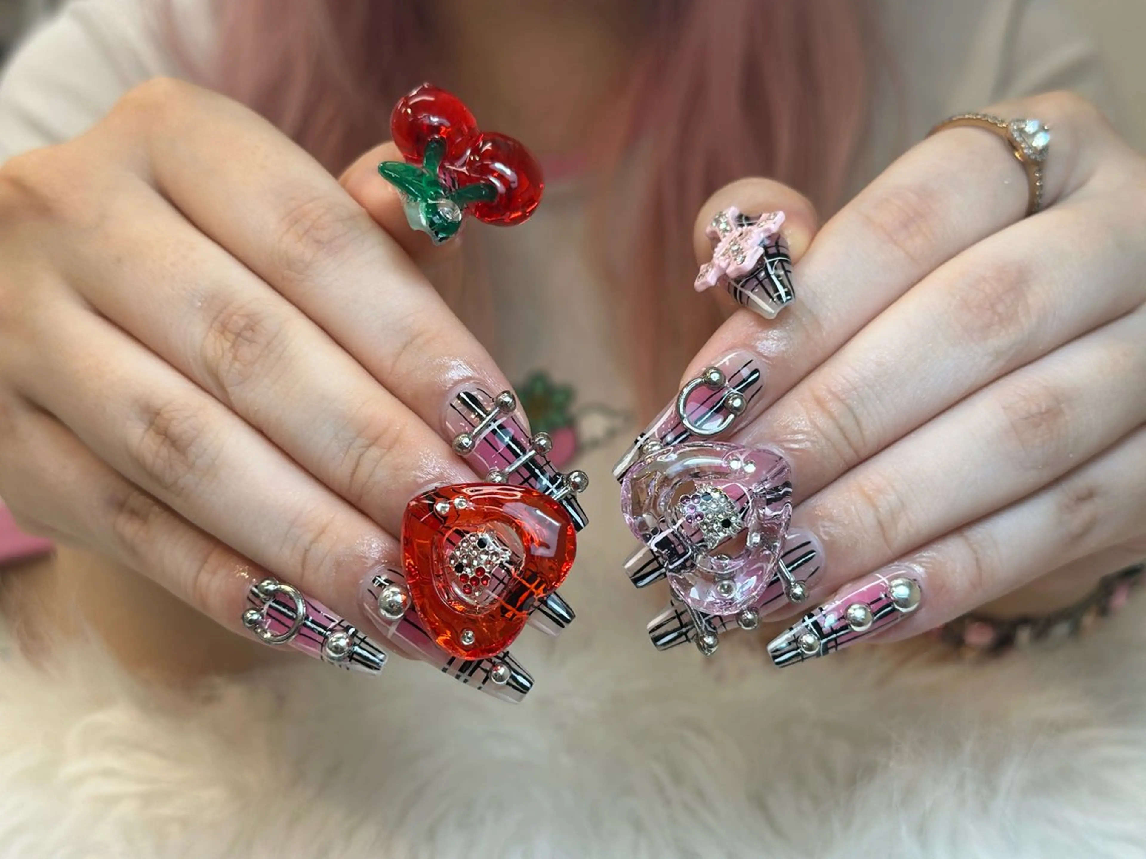 ネイル アートネイル ジェルネイル マグネットネイル ハンドネイル JennNail_ マオのネイルデザイン