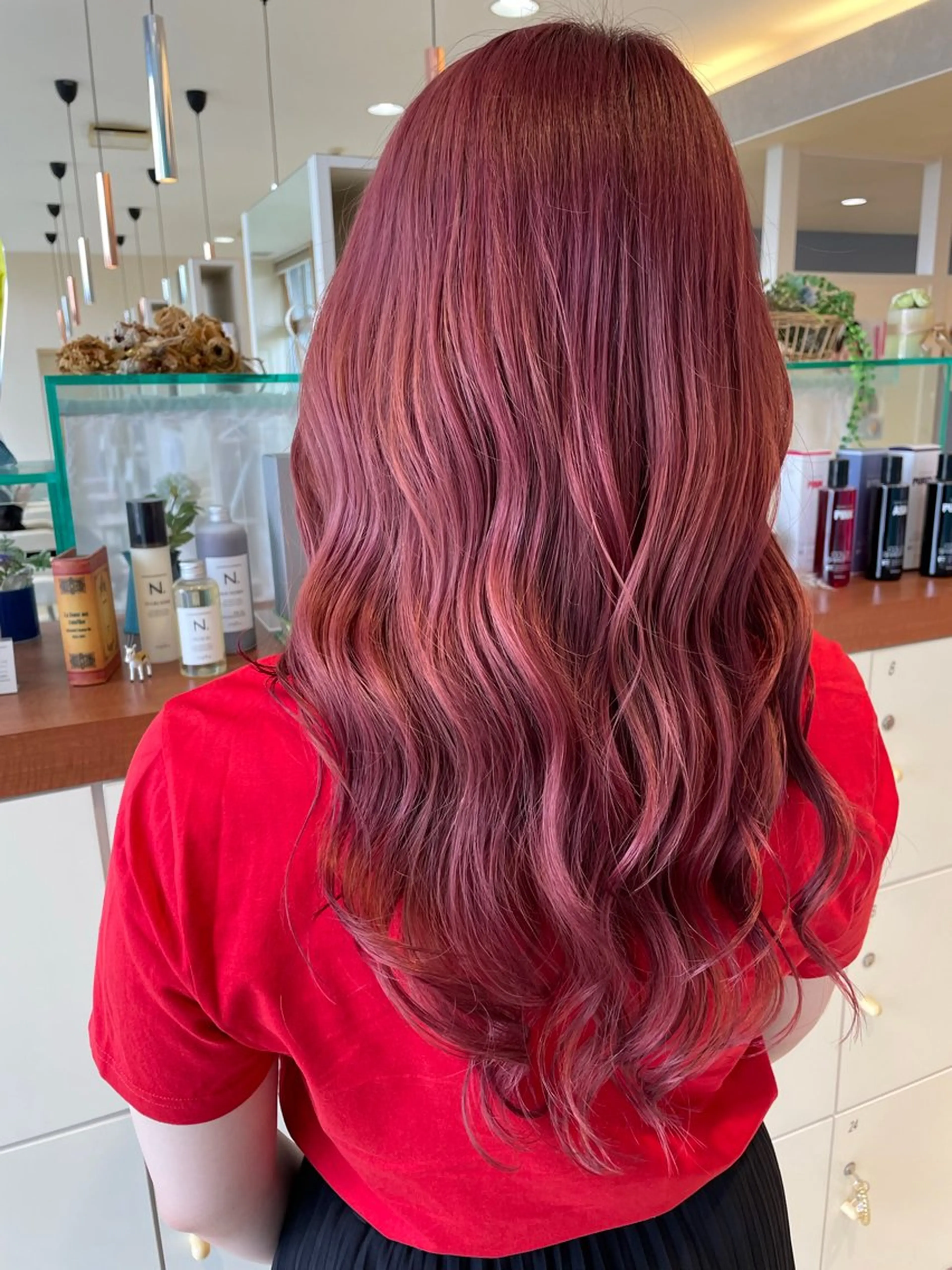 ロング カット ヘアカラー トリートメント 日置 大智のヘアスタイル