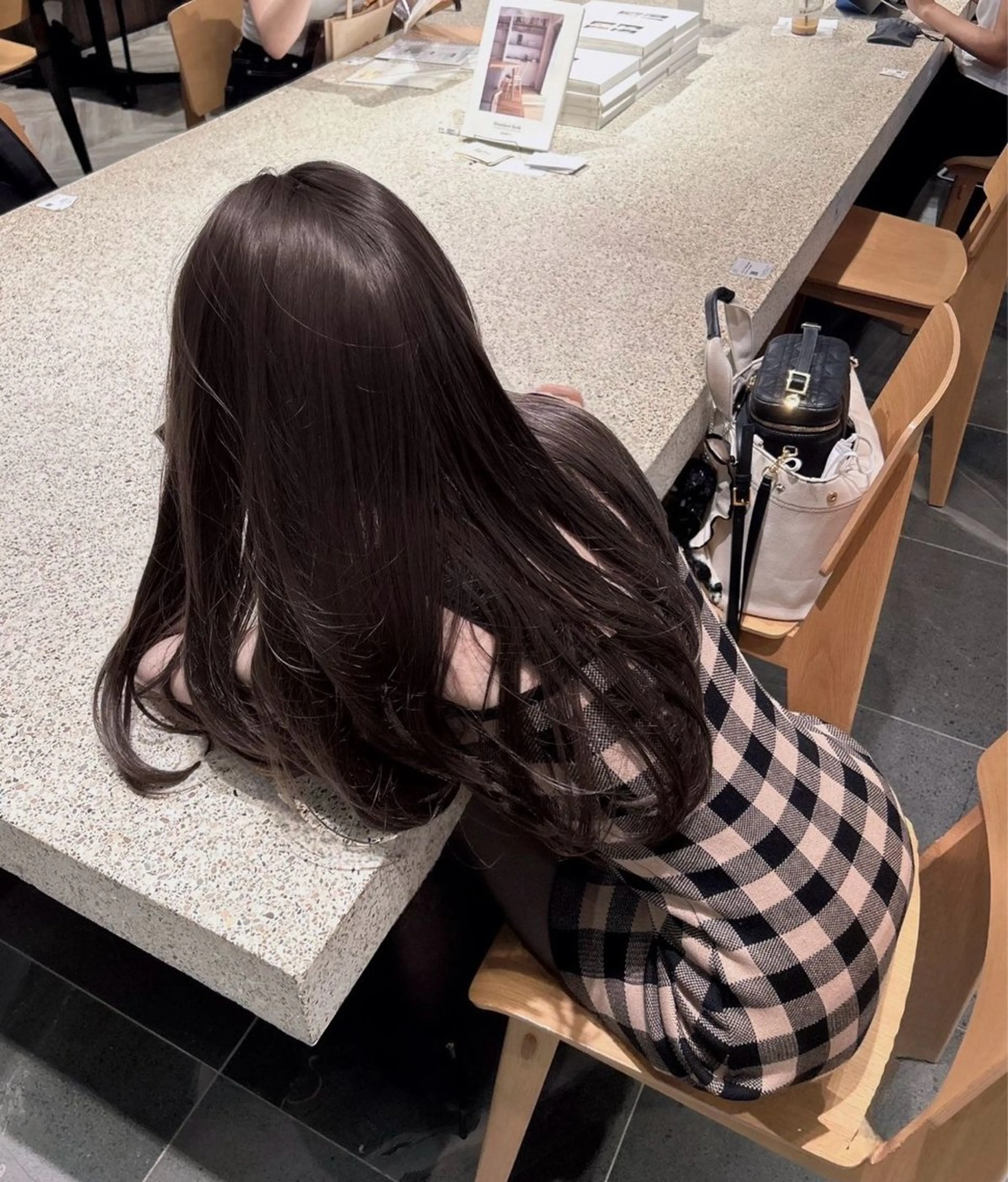 カラー 表参道˖ ࣪⊹/暗髪 /𝑹𝑰𝑶♡のヘアスタイル