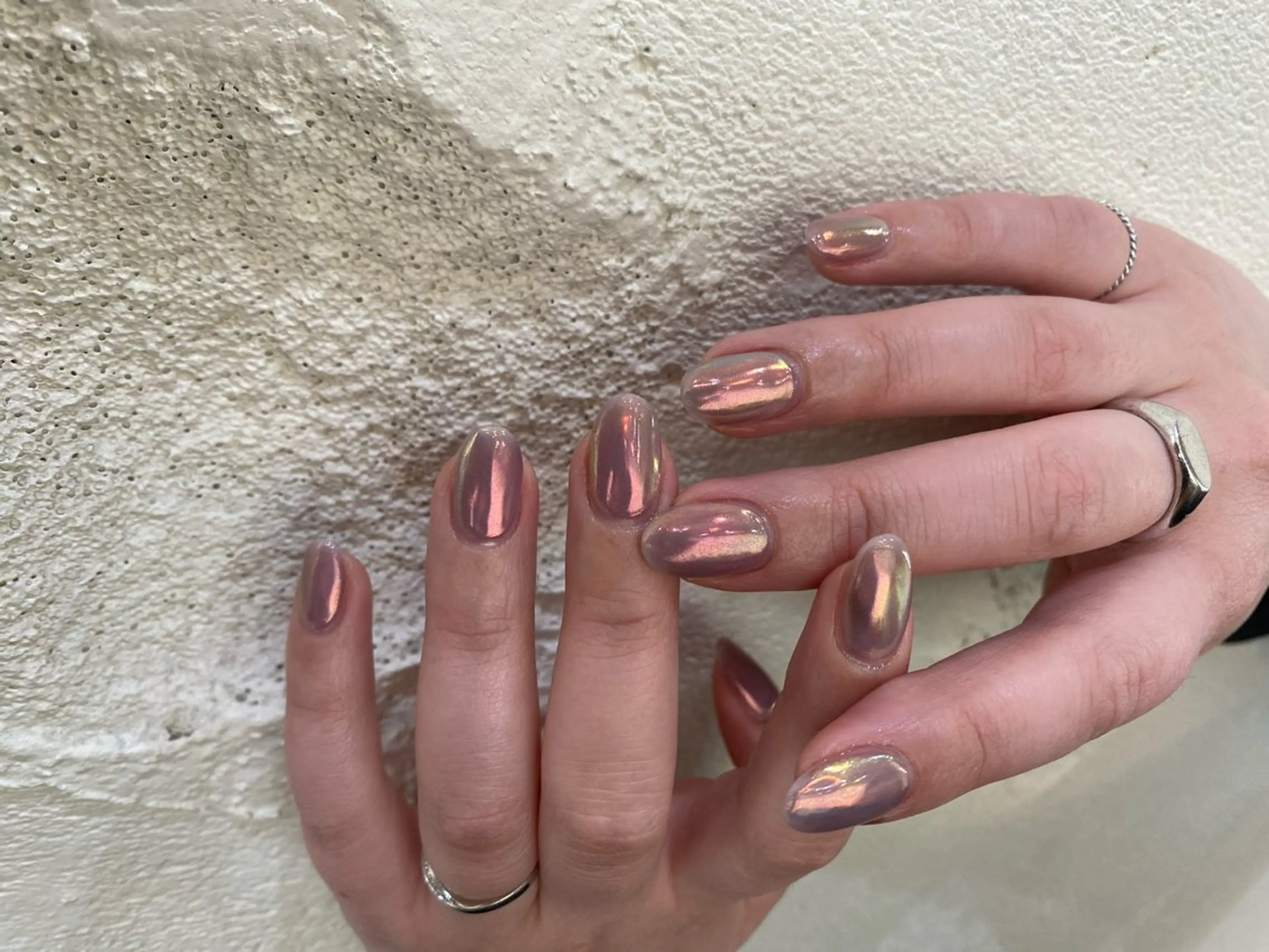 ネイル オーロラネイル ワンカラーネイル 栗林 実莉のネイルデザイン