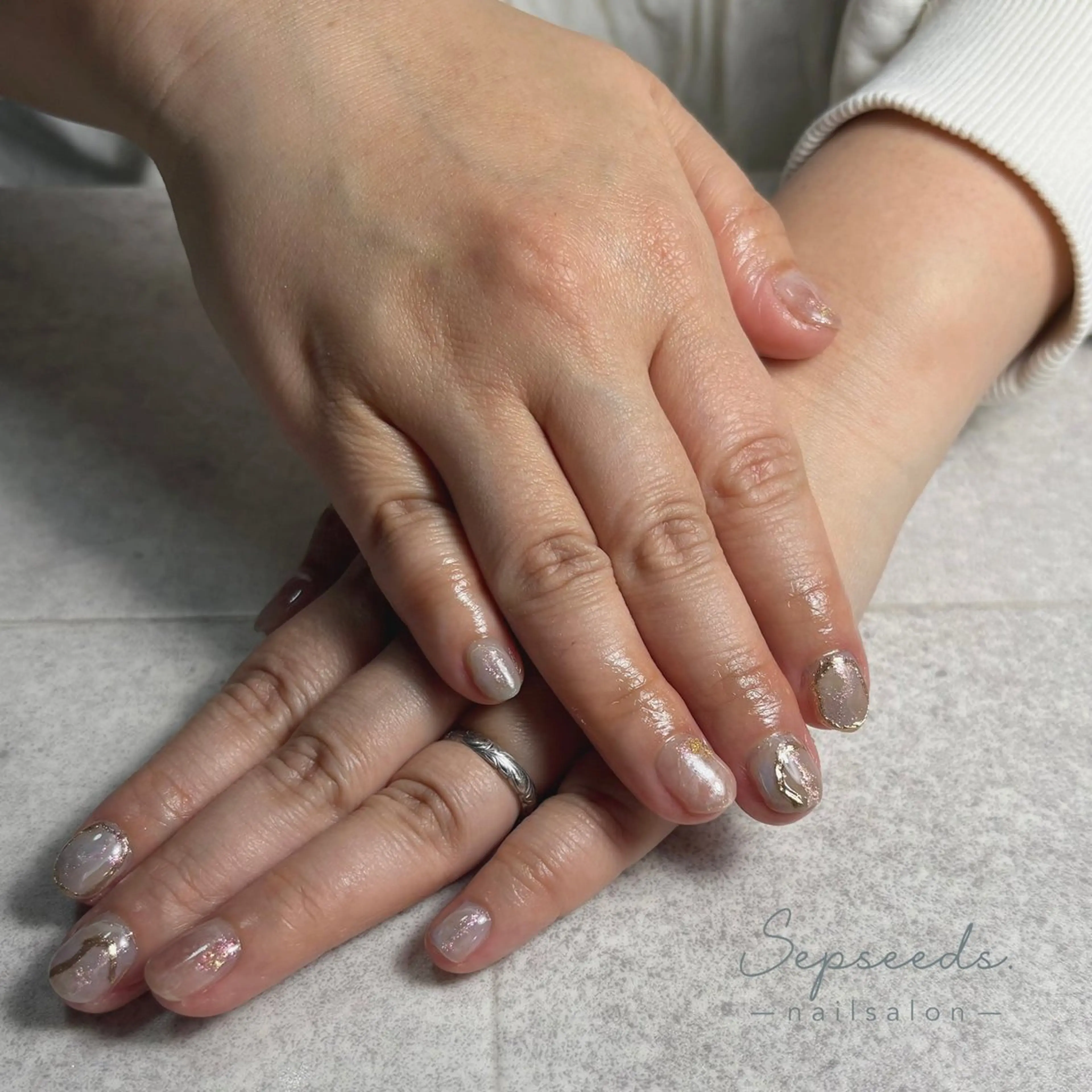 ネイル ニュアンスネイル Sepseeds. 🌱朝9時～OK🤲のネイルデザイン