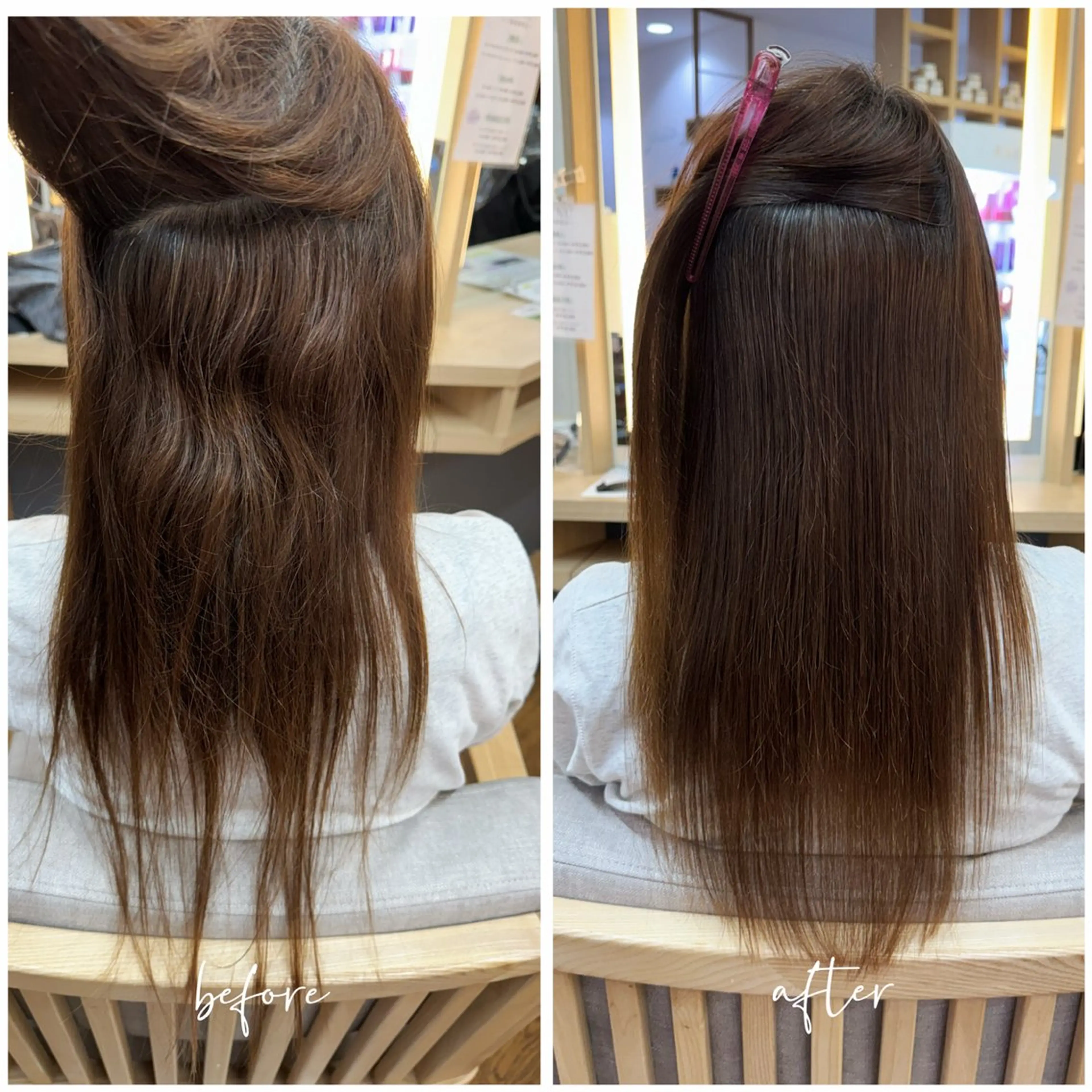 カット+髪質改善縮毛矯正の写真