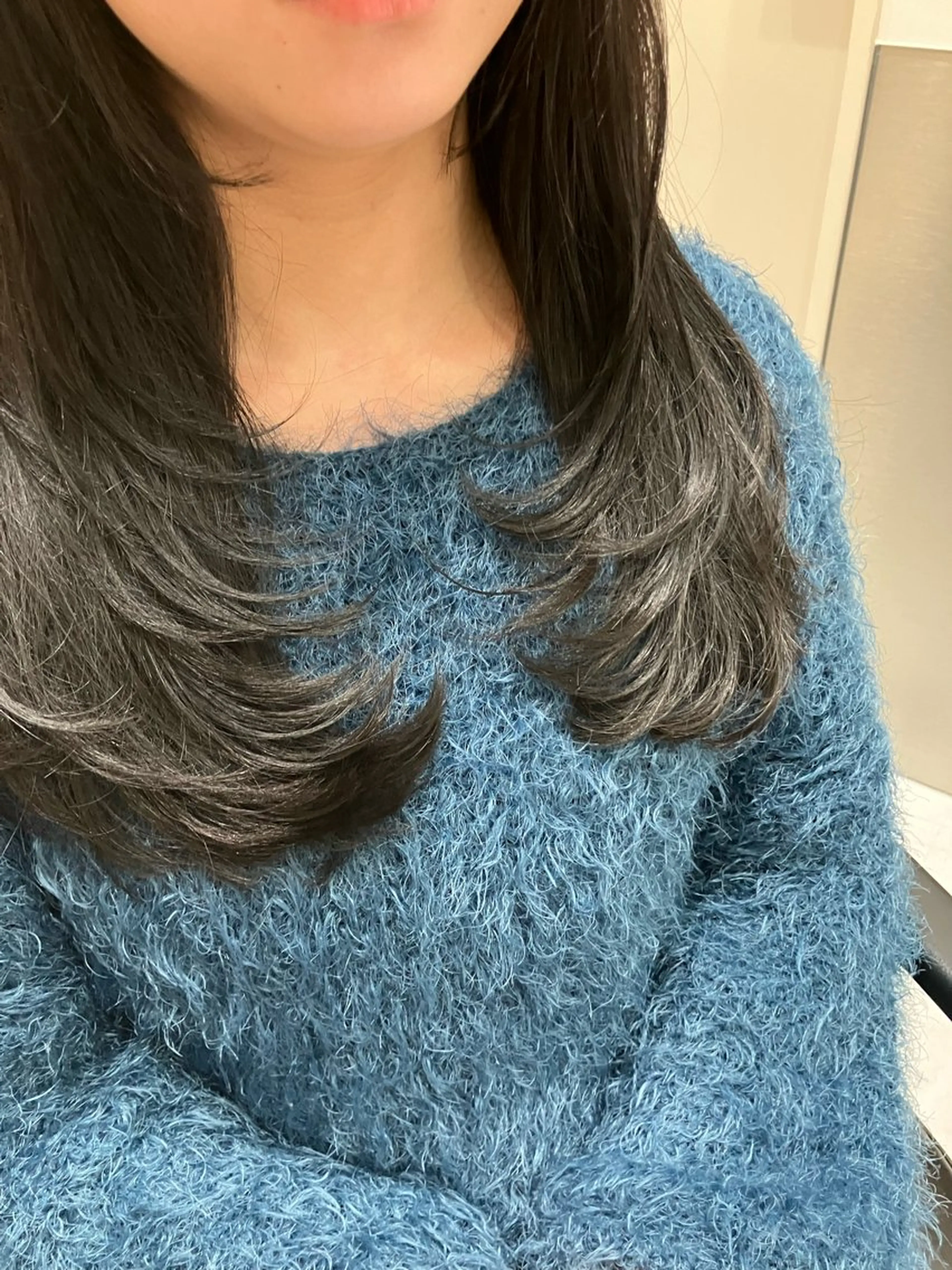 ロング カラー カット ヘアカラー トリートメント 💖ブリーチなし透明 感💖ASAHIのヘアスタイル