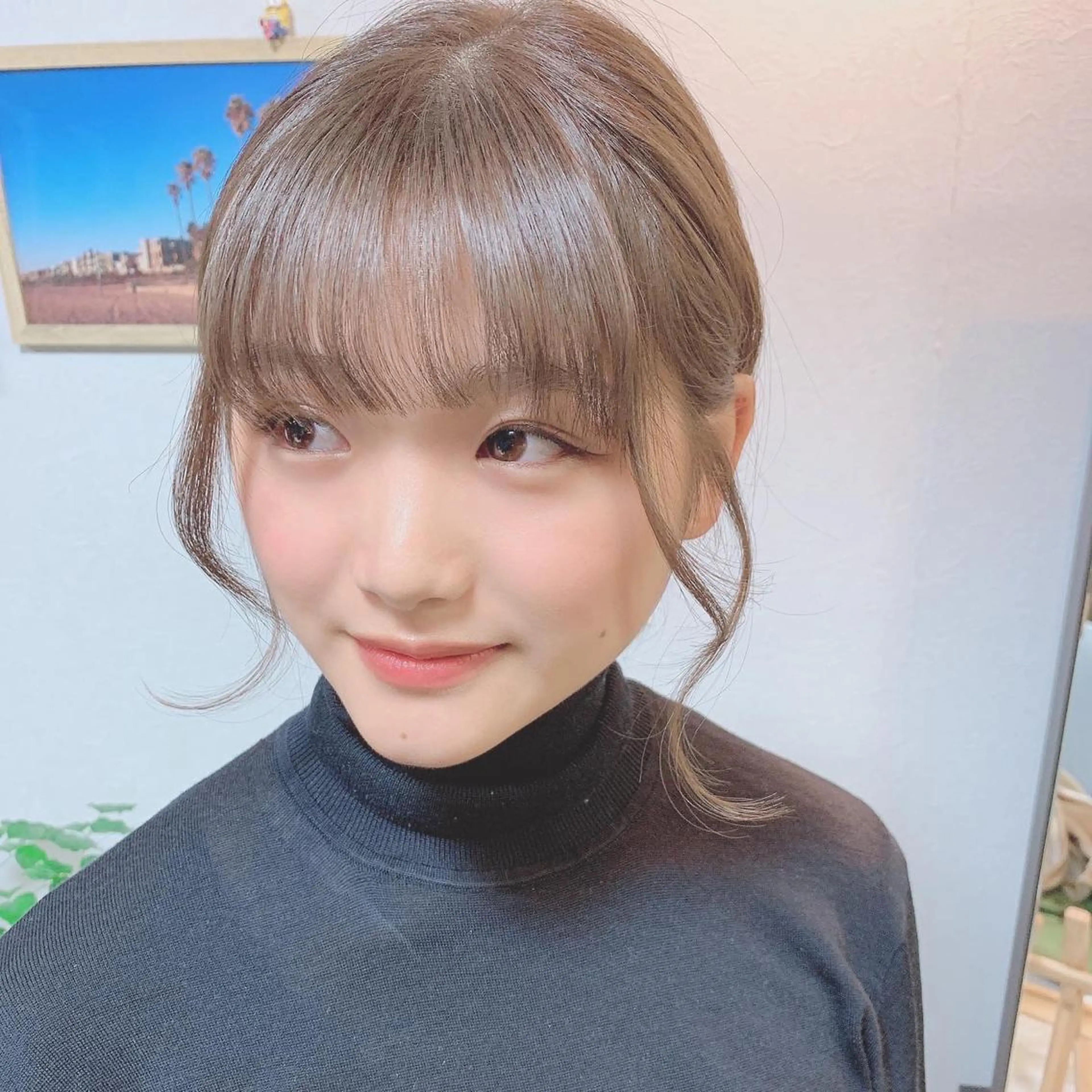 セミロング カラー 髪質改善 韓国風ヘア おくれ毛 トリートメント Beach 代表 KENTAのヘアスタイル