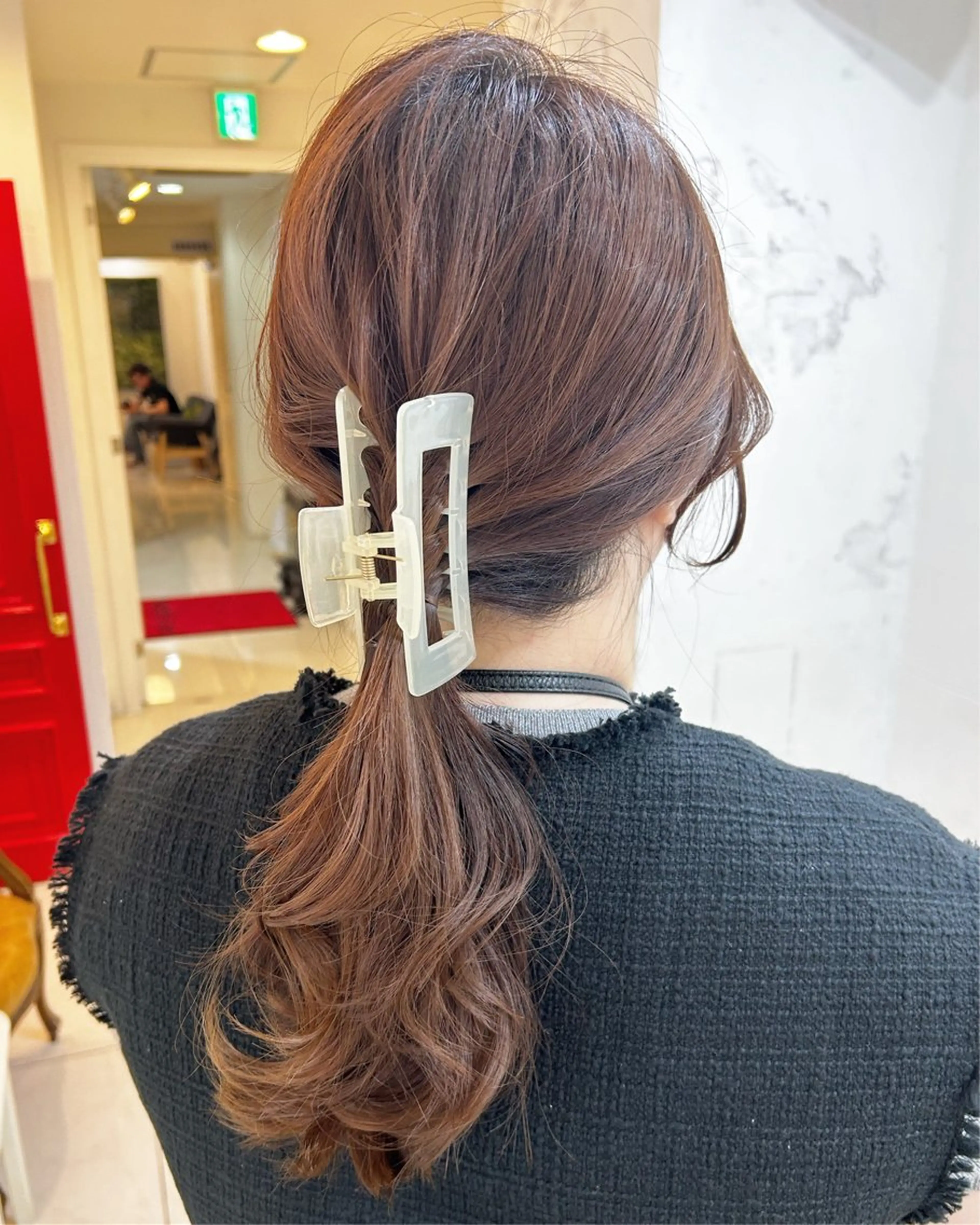 セミロング カラー ヘアアレンジ マツエク・マツパ アイブロウ ヘアセット Noah's　Ark所属・透明感カラー🫧ヘア セット🫧松本菜月の眉毛・アイブロウイメージ