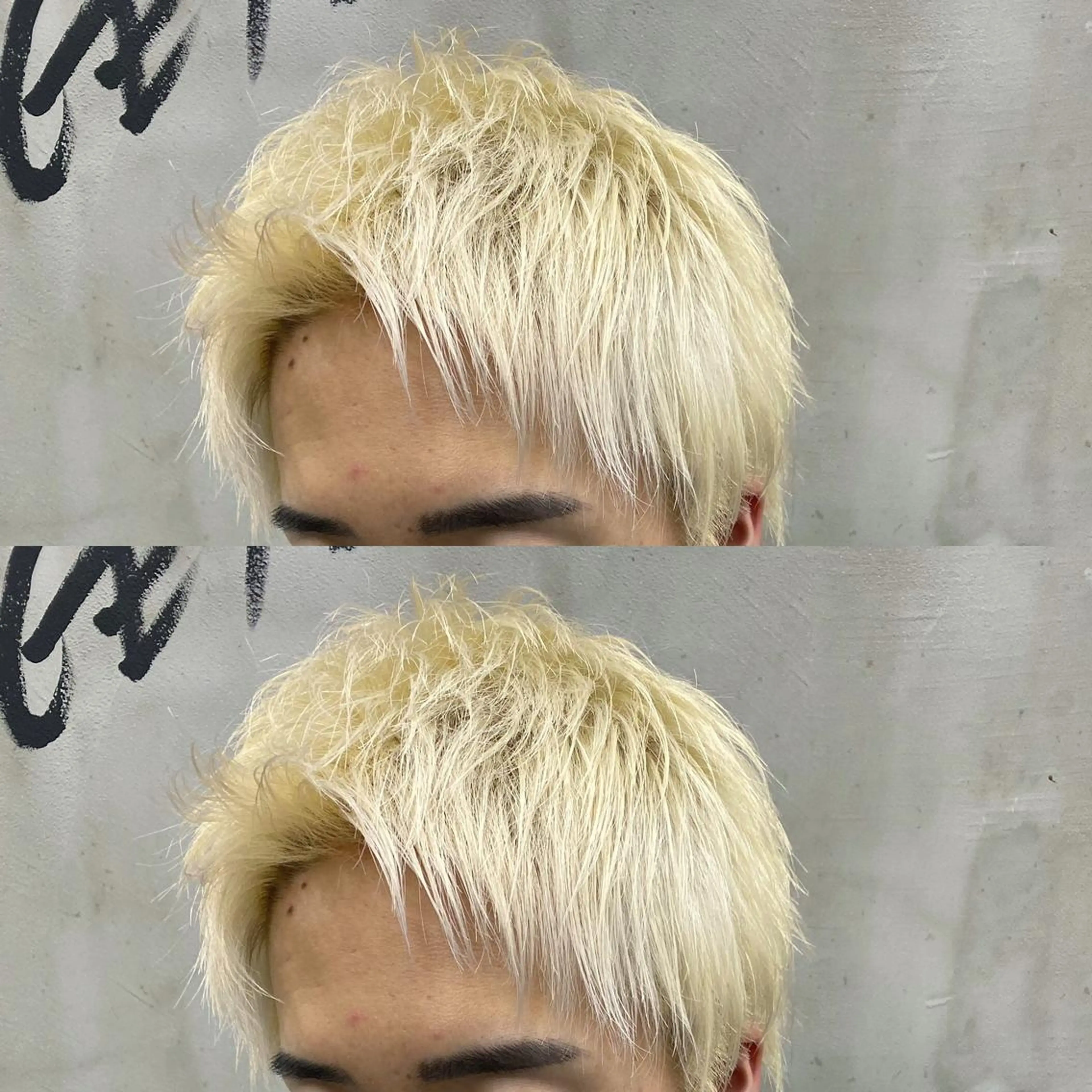 ショート カラー メンズ メンズサロン代表 曲がる縮毛矯正のヘアスタイル